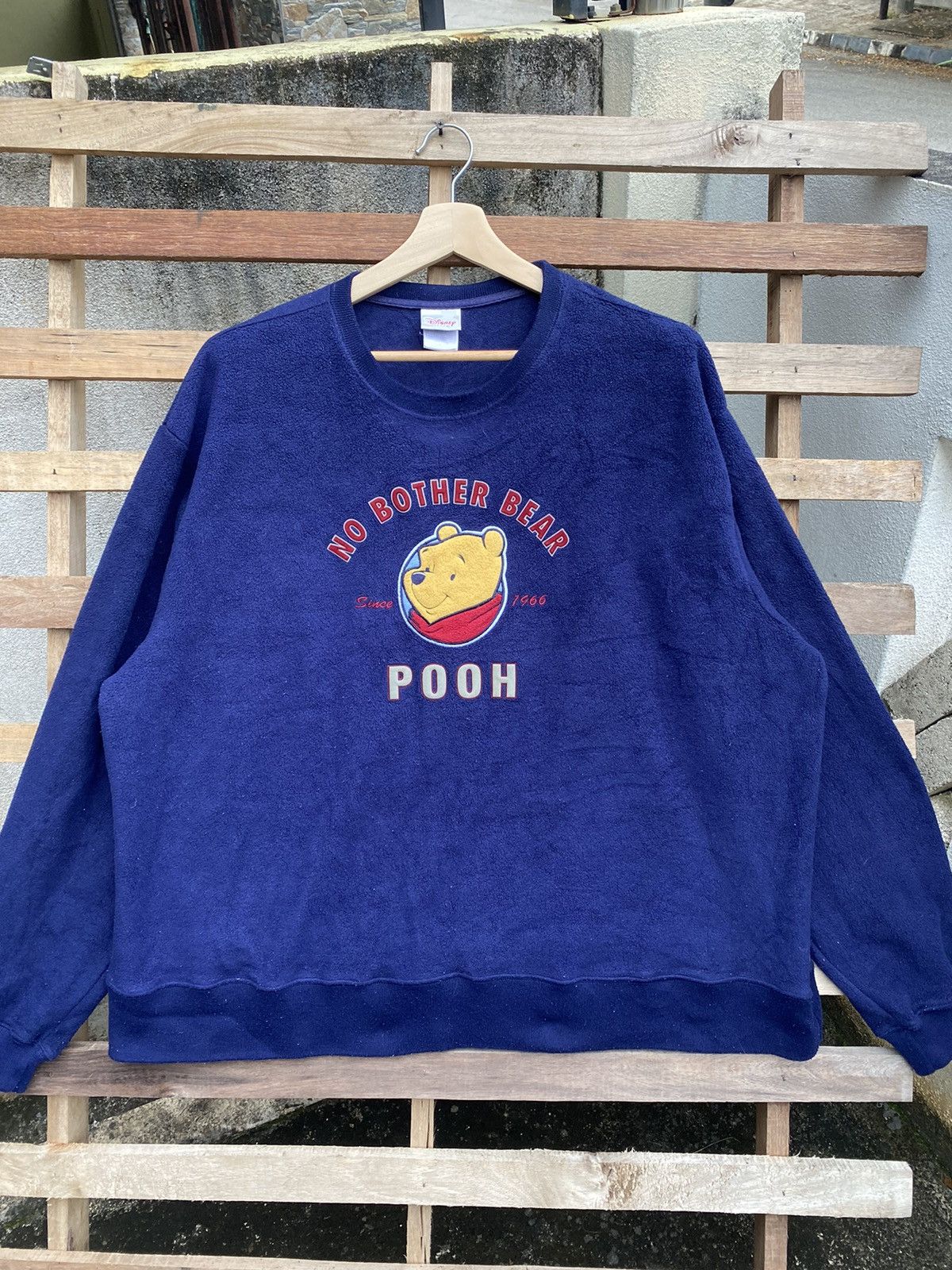 Cartoon Network × Disney × Vintage Vintage 90s Disney Winnie The Pooh Sweatshirt Fleece Size US XXL / EU 58 / 5 - 1 Thumbnail