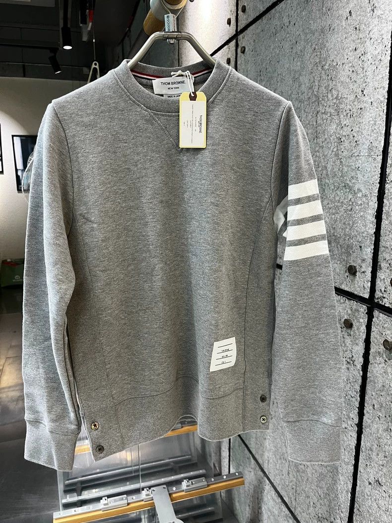 Thom Browne Thom Browne Gray Sweatshirt with Tags - dmc Size US M / EU 48-50 / 2 - 1 Thumbnail