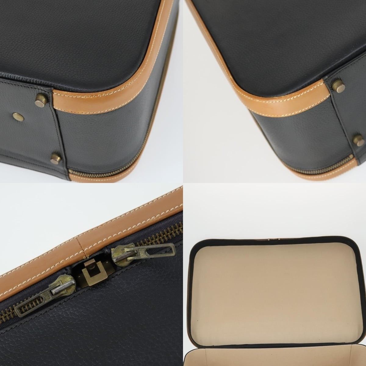 Hermes Hermes Trunk Leather Black Size ONE SIZE - 6 Thumbnail