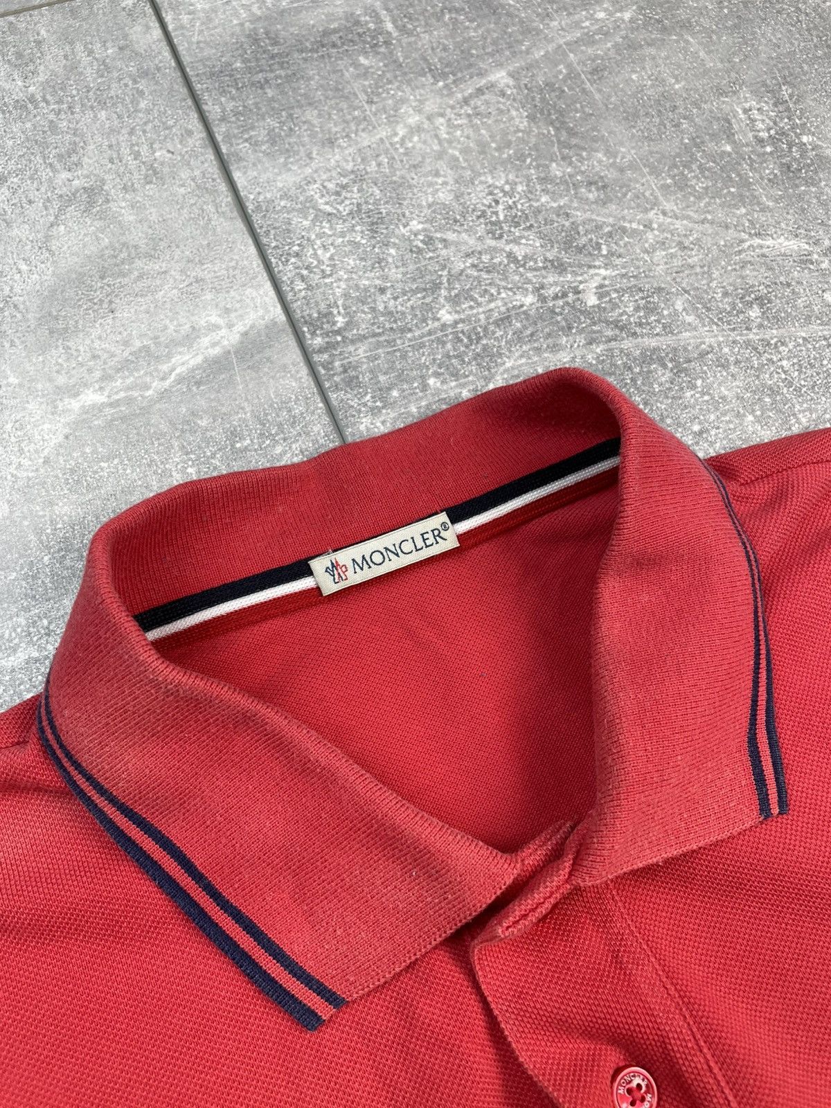 Moncler Moncler Maglia Polo Manica Corta T-shirt Size US M / EU 48-50 / 2 - 8 Thumbnail