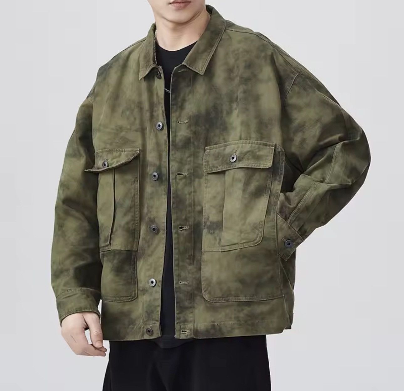 Other Retro Vintage Tie Dye Streetwear Autumn Jacket Size US XL / EU 56 / 4 - 4 Thumbnail