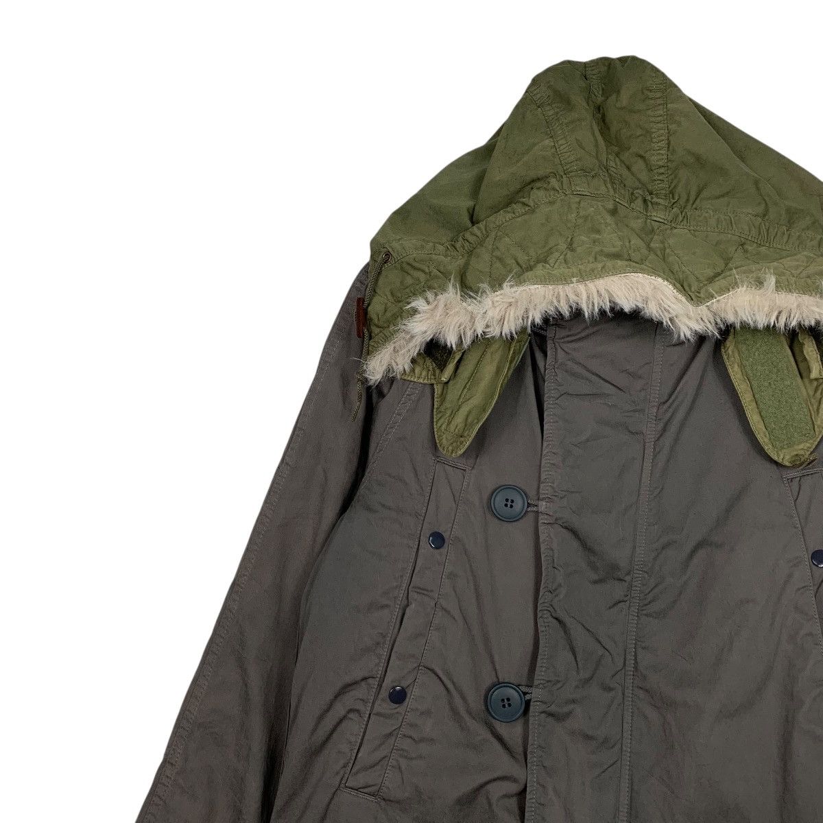 Japanese Brand Denim & Dungaree Hooded Parka Size US S / EU 44-46 / 1 - 6 Thumbnail