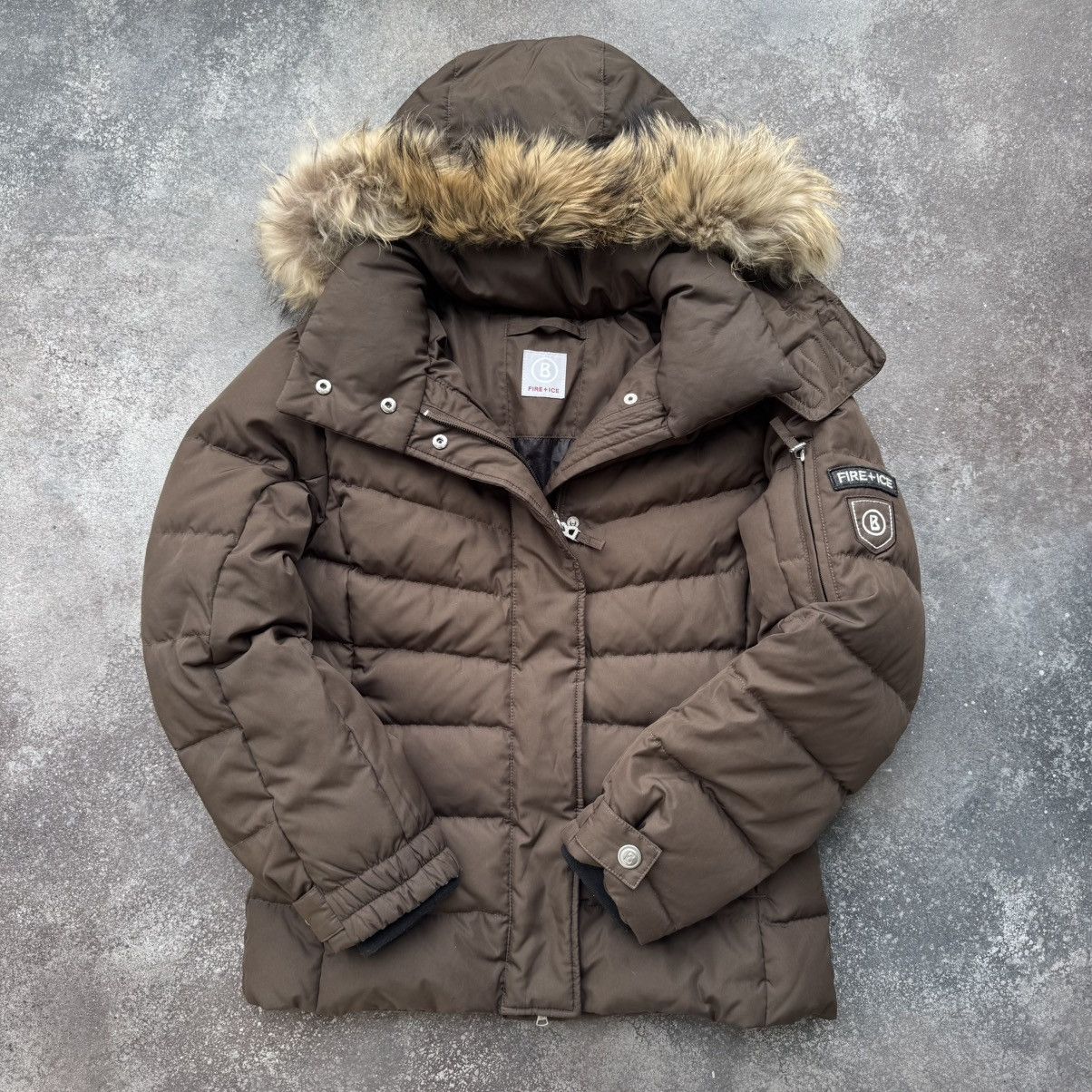Bogner Bogner Fur Hooded Ski Down Puffer Jacket Size M / US 6-8 / IT 42-44 - 3 Thumbnail