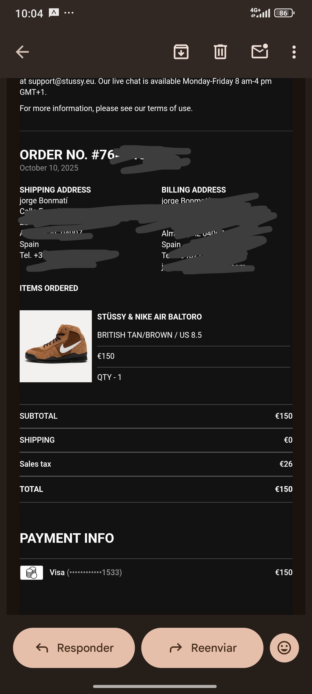 Nike × Stussy Nike x Stussy Baltoro Size US 8.5 / EU 41-42 - 1 Thumbnail