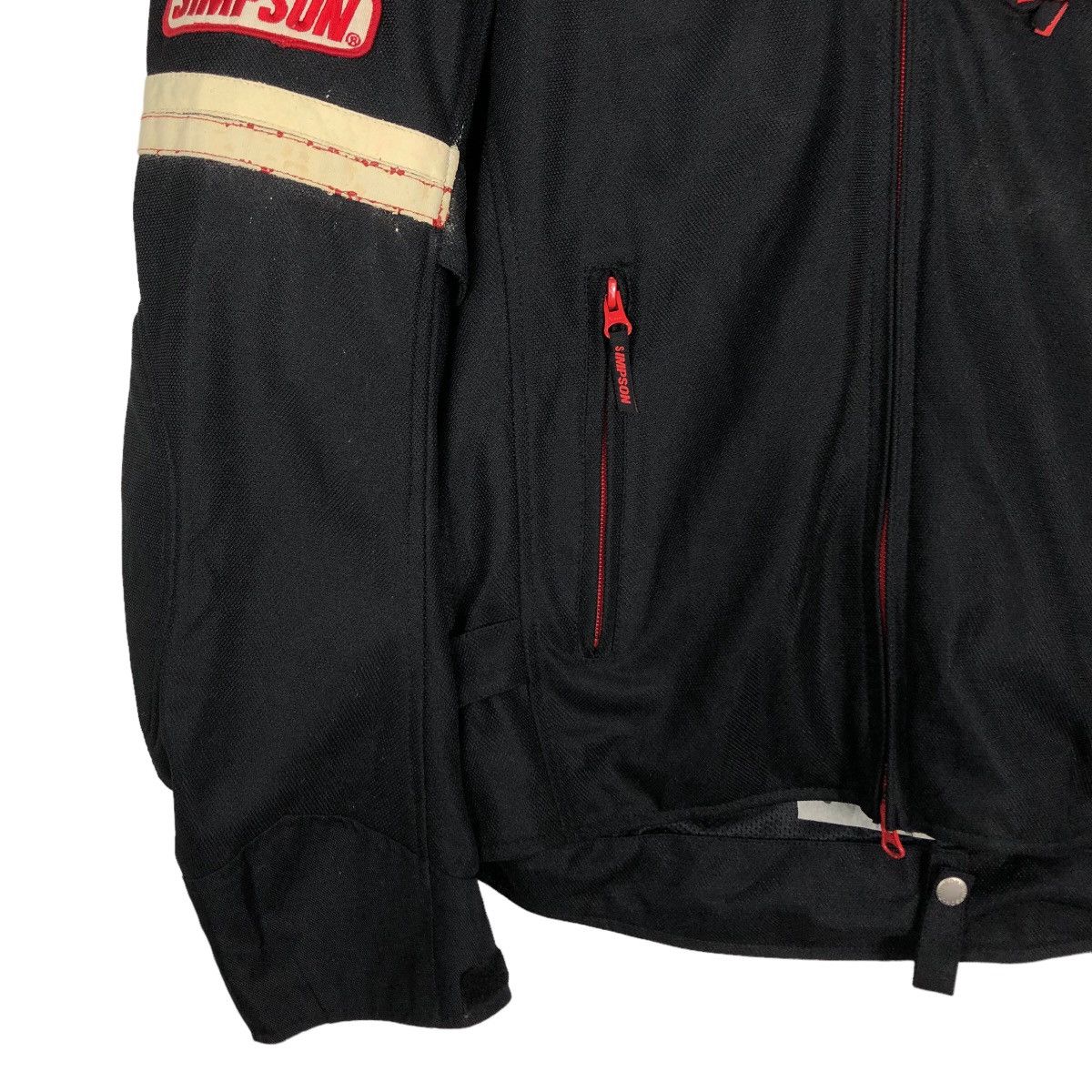 Hein Gericke 🔥Vintage Biker Jacket Racing Simpson Big Logo Safety Racer Size US L / EU 52-54 / 3 - 3 Thumbnail