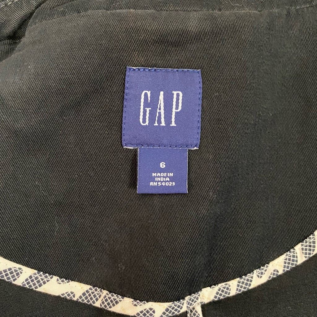 Gap Gap women 6 button front black collared blazer w/pockets Size M / US 6-8 / IT 42-44 - 9 Thumbnail