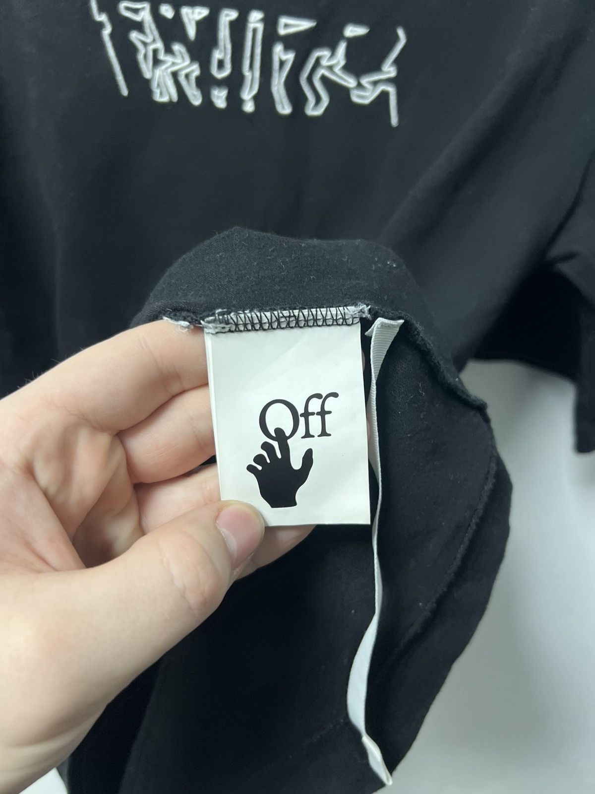 Off-White Off White T-shirt Big Logo Black Size Medium Size US M / EU 48-50 / 2 - 12 Thumbnail