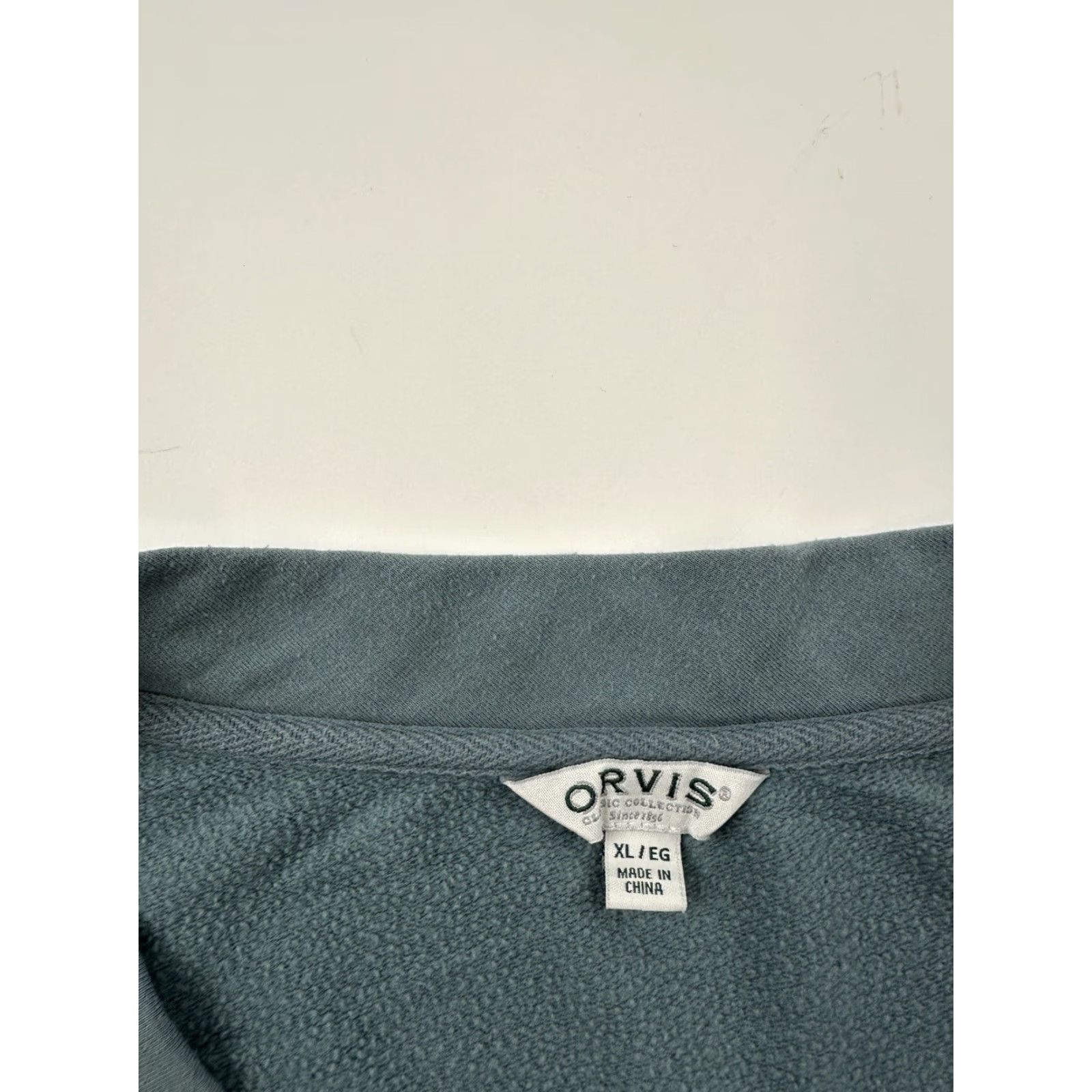 Orvis VINTAGE Orvis Sweatshirt Womens XL Pullover Activewear Gray V-Neck Long Sleeve Size XL / US 12-14 / IT 48-50 - 7 Thumbnail
