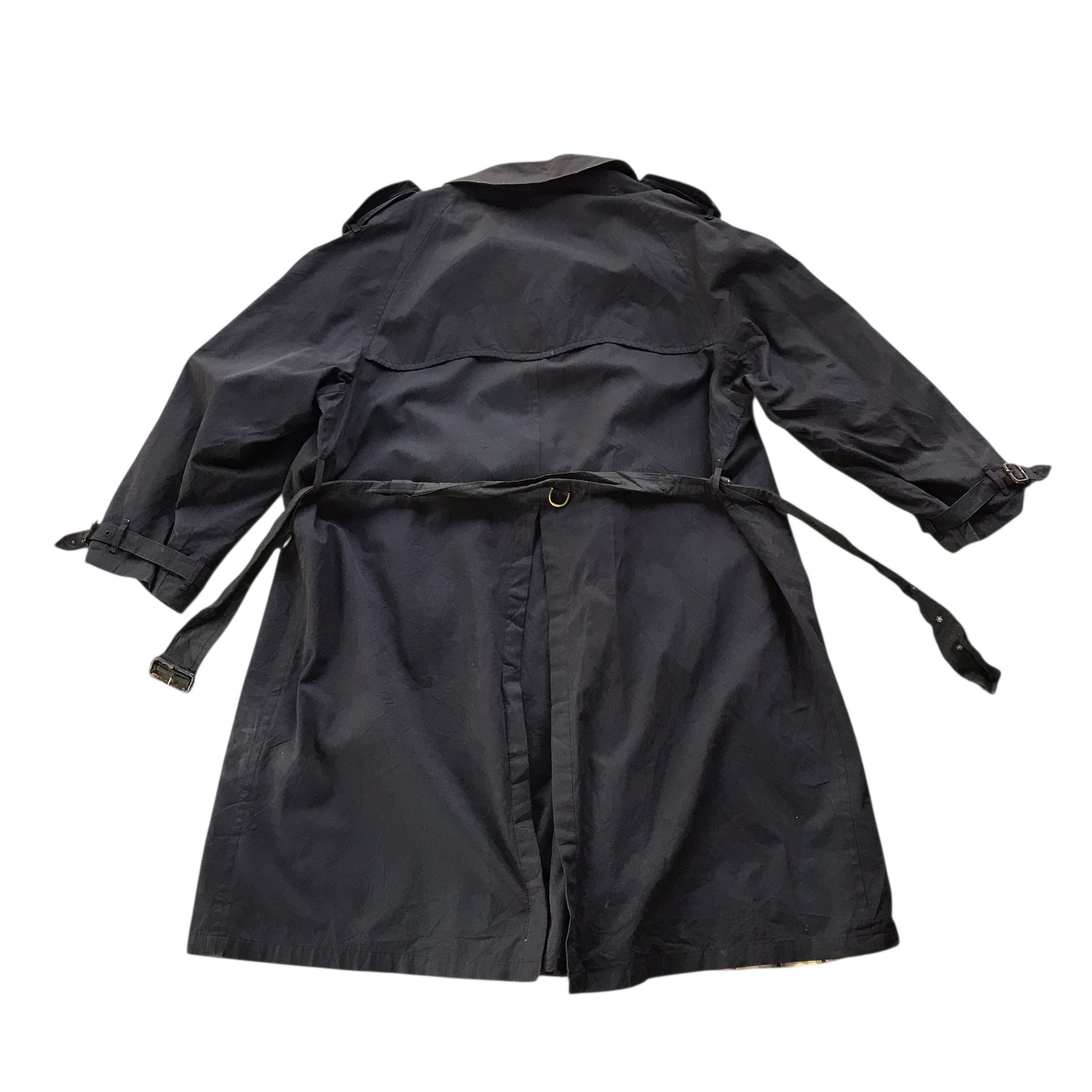 Burberry Rare Vintage 80s Burberry Nova Check Belted Commander II Size US L / EU 52-54 / 3 - 13 Thumbnail