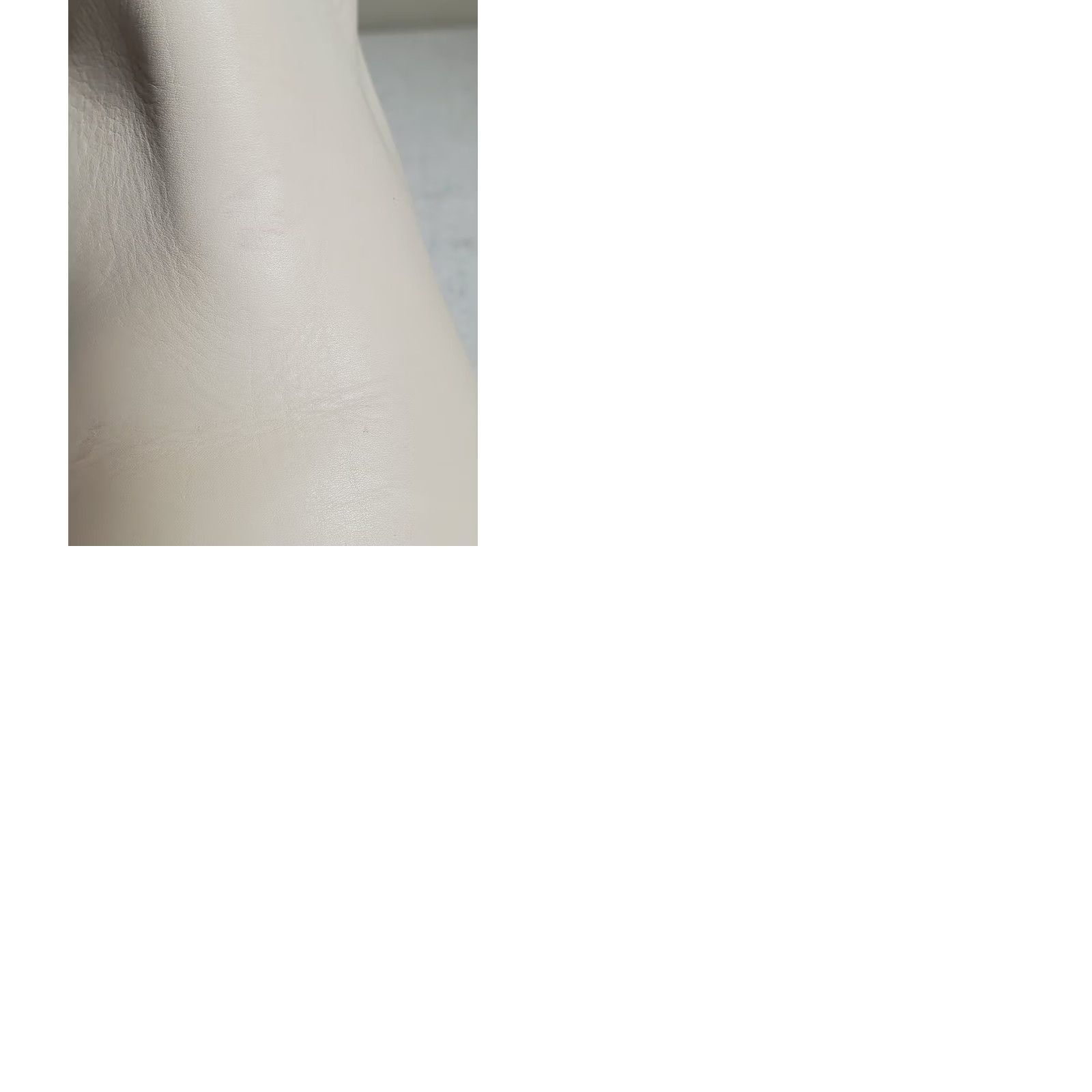 Sam Edelman Sam Edelman Genia Lug Sole Chelsea Boots Ivory Leather Back Zip Women's US 9.5 M Size US 10 / IT 40 - 10 Thumbnail
