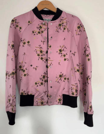 Kenzo Veste bomber Kenzo à imprimé floral – Rose – Taille XS Size XS / US 0-2 / IT 36-38 - 2 Thumbnail