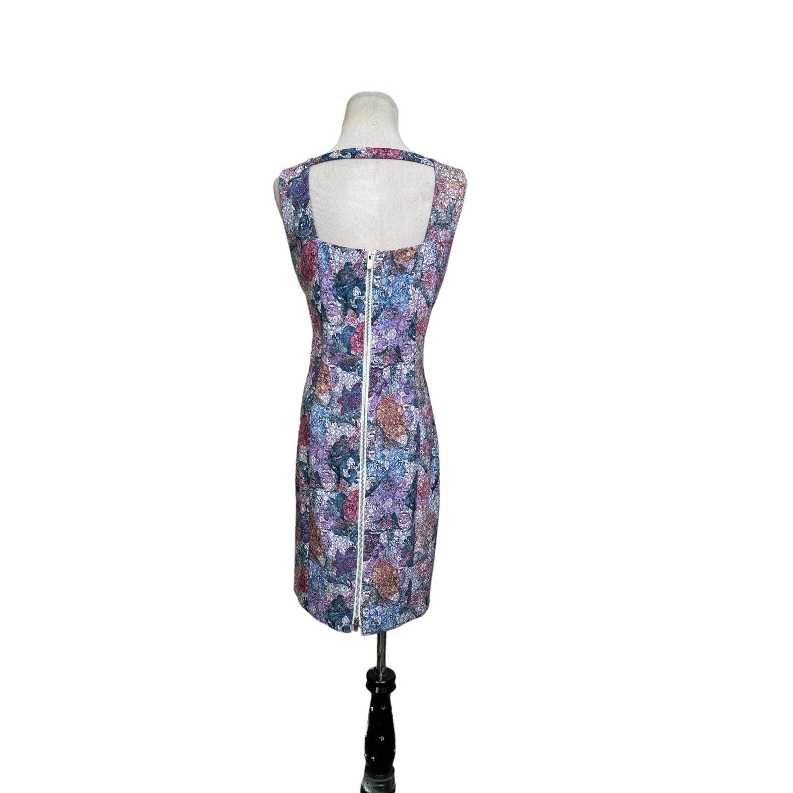 H&M H&M colorful floral sleeveless sheath mini dress size 12 Size XL / US 12-14 / IT 48-50 - 2 Thumbnail