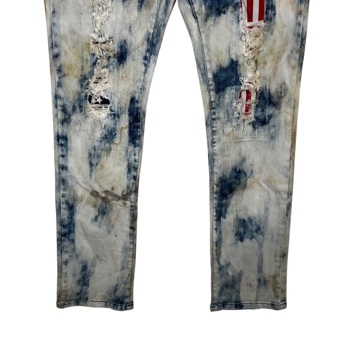 Jean Vintage ILDF Punk Distressed Motive Denim Size US 34 / EU 50 - 4 Thumbnail