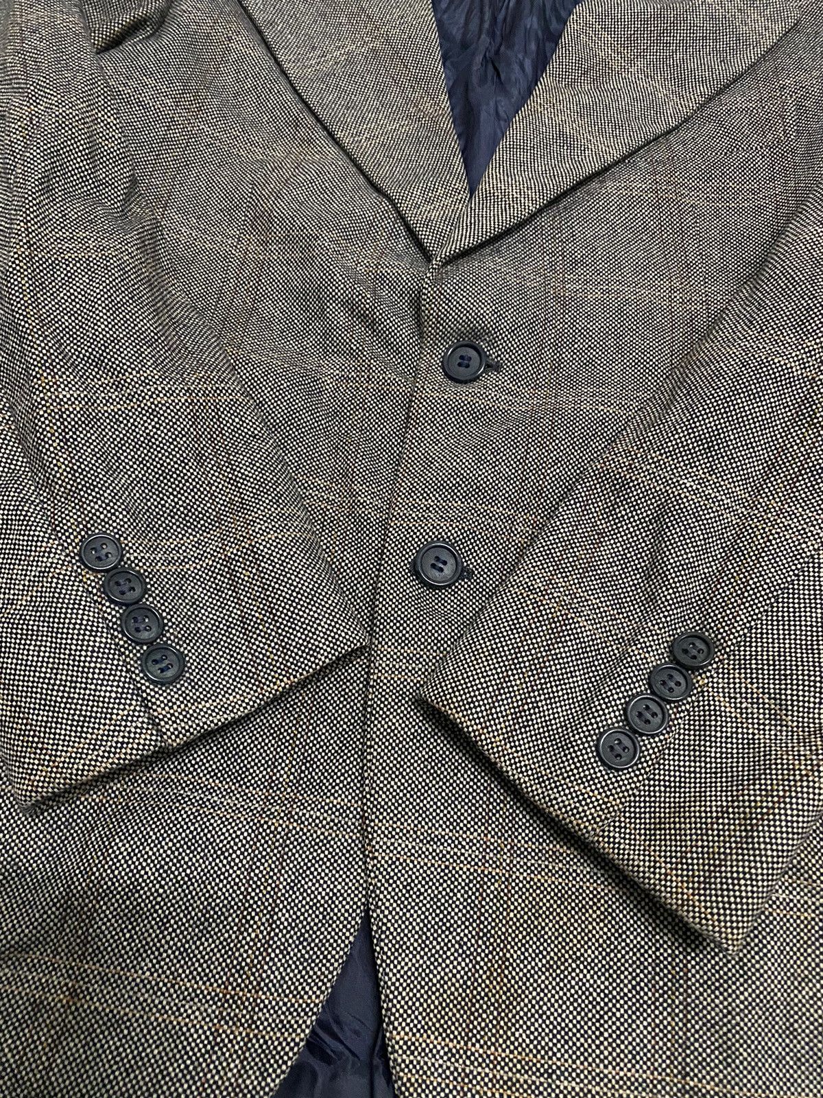 Yves Saint Laurent YvesSaintLaurent Plaid Blazer coat Size US M / EU 48-50 / 2 - 2 Thumbnail