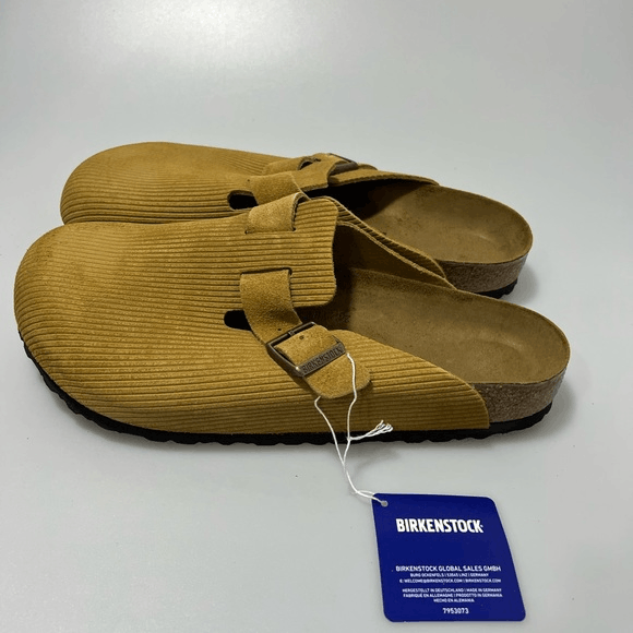 Birkenstock Birkenstock Boston Corduroy Clogs Sandals Cork Brown Men’s E Size US 11 / EU 44 - 3 Thumbnail
