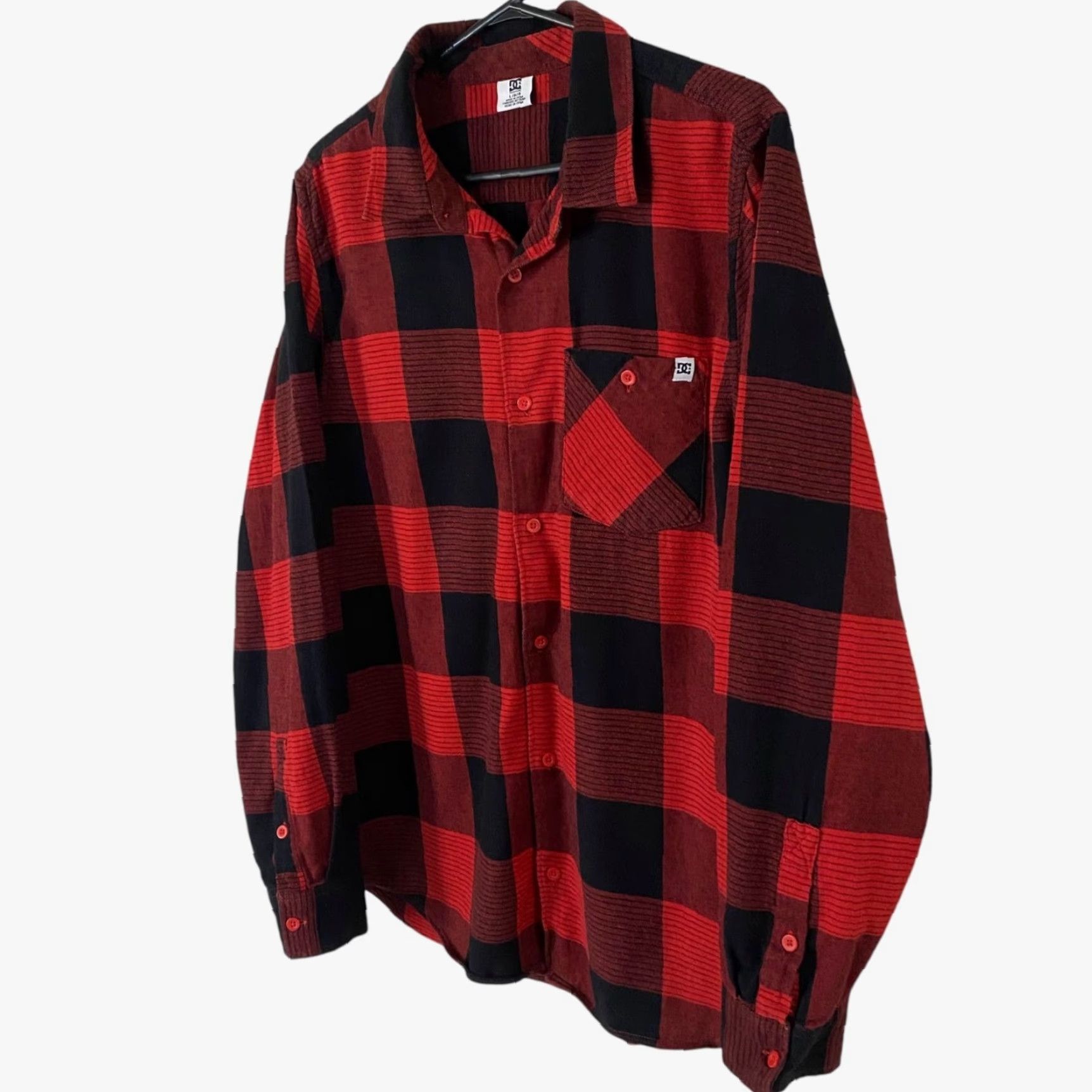 Vintage VINTAGE DC Flannel Shirt Men Large Long-Sleeve Plaid Cotton Button-Up Casual Outdoor Winter Size US L / EU 52-54 / 3 - 2 Thumbnail