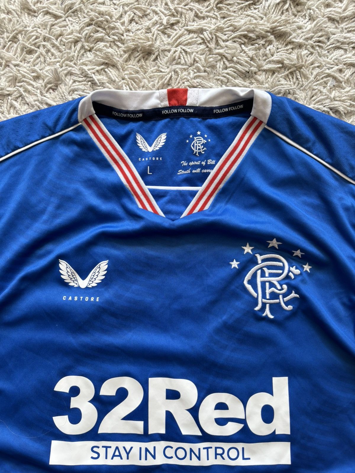 Erima × Vintage Vintage Soccer Jersey Rangers Blue Colour Size US L / EU 52-54 / 3 - 3 Thumbnail
