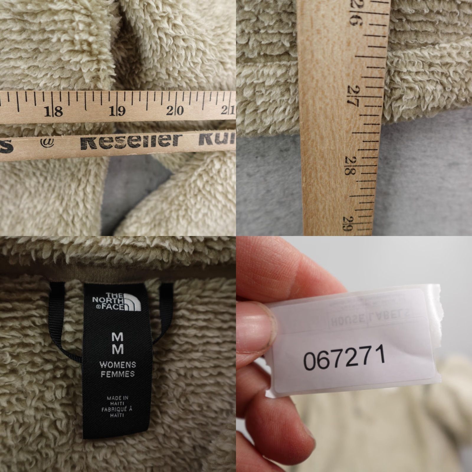 The North Face The North Face Jacket Womens Medium Beige Osito Sherpa Fleece Full Zip Up High Pile Size M / US 6-8 / IT 42-44 - 8 Thumbnail