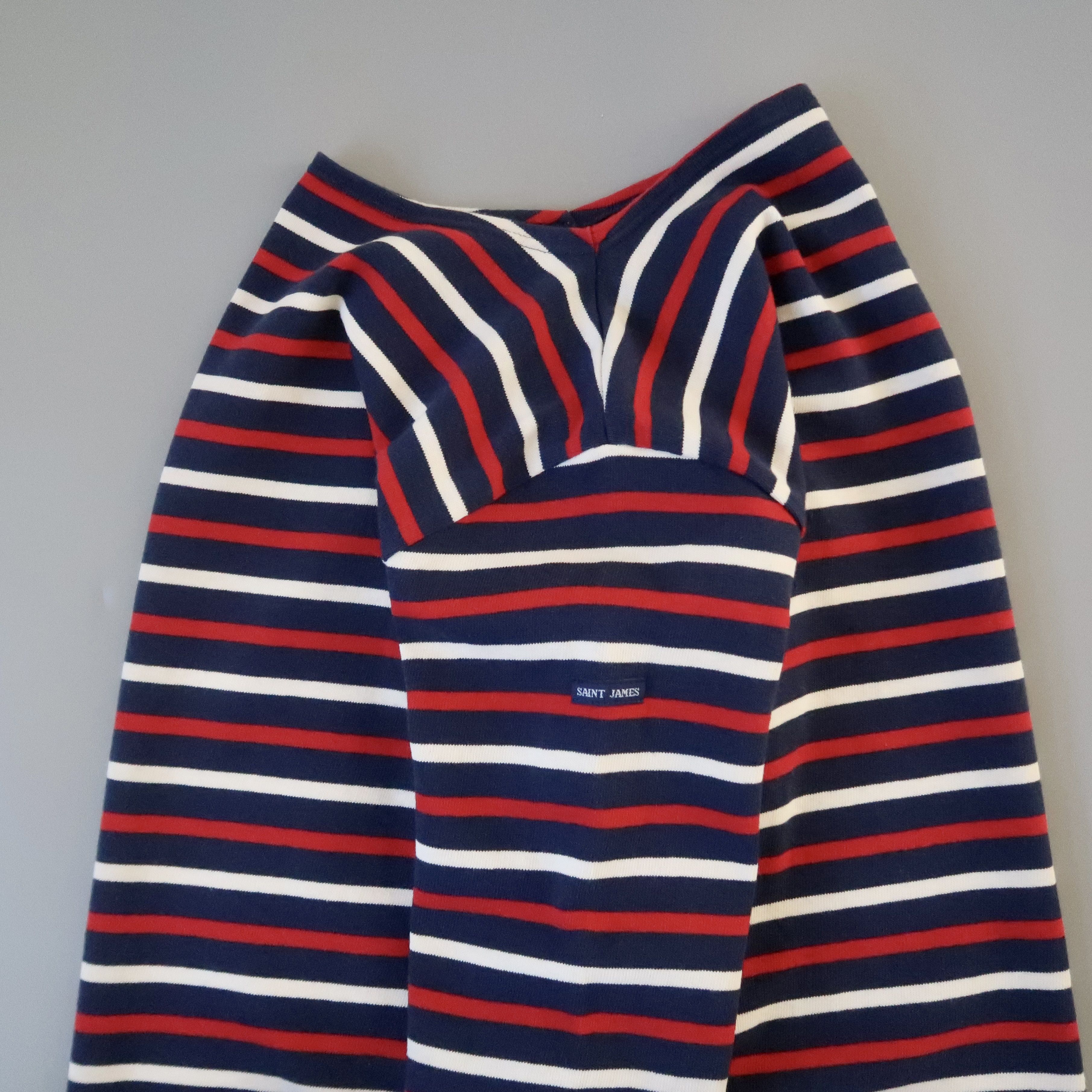 Saint James SAINT JAMES heavyweight cotton striped breton shirt, 3.5 Size US S / EU 44-46 / 1 - 8 Thumbnail