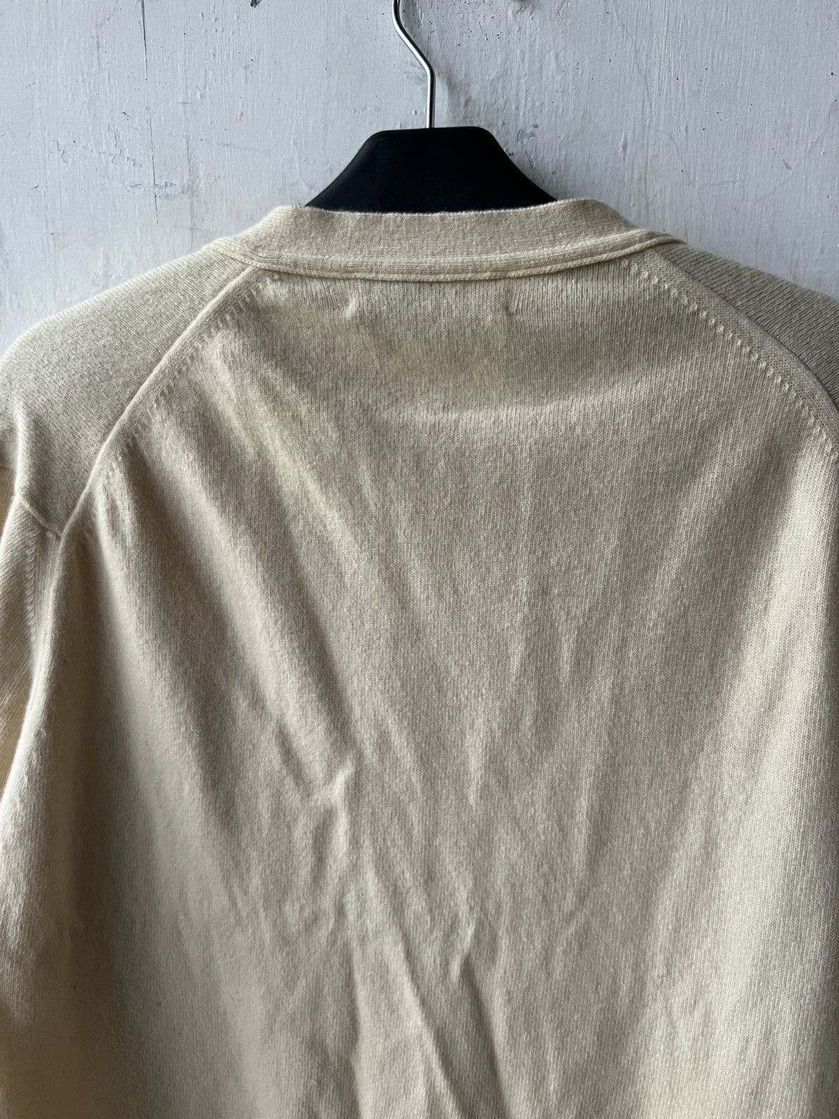 Burberry × Vintage 80s Burberry Wool Cardigan Size US L / EU 52-54 / 3 - 9 Thumbnail