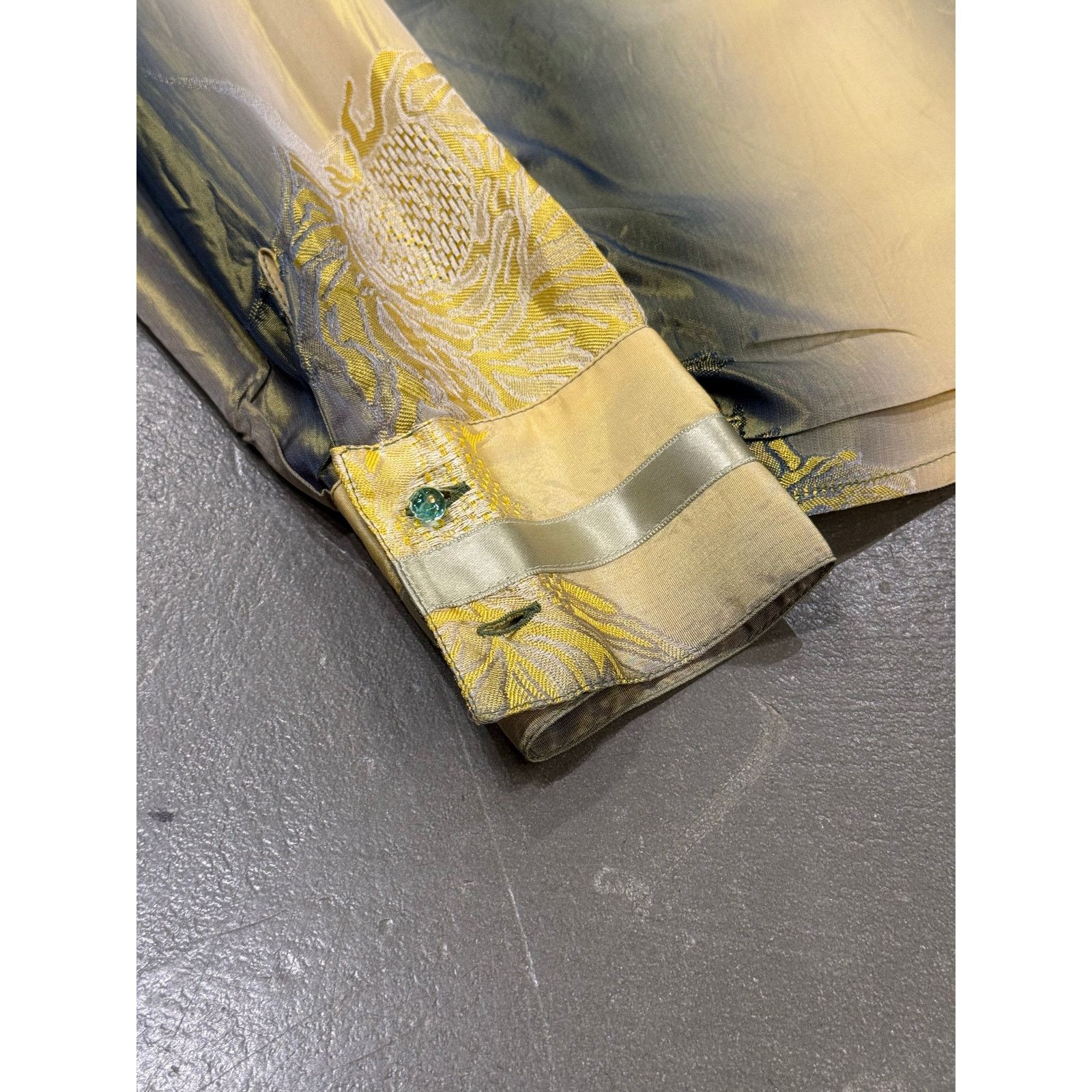 Roberto Cavalli 2000s Cavalli iridescent embroidered shirt Size M / US 6-8 / IT 42-44 - 6 Thumbnail