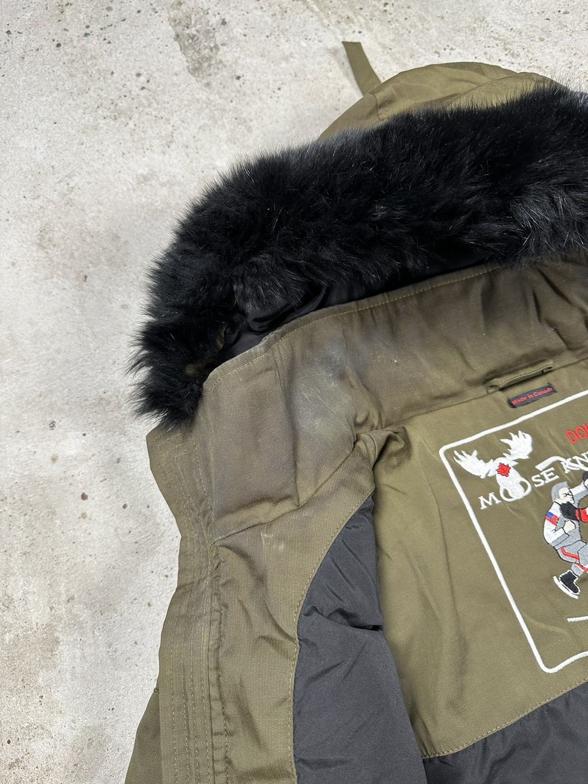 Moose Knuckles ‼️ Moose Knuckles 3Q Khaki Jacket Fur Size US XL / EU 56 / 4 - 16 Thumbnail