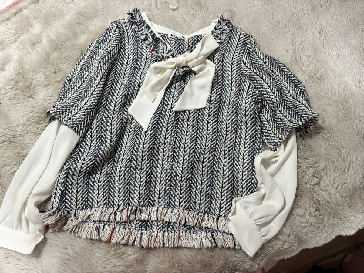 Vintage Tweeted top Size S / US 4 / IT 40 - 2 Thumbnail