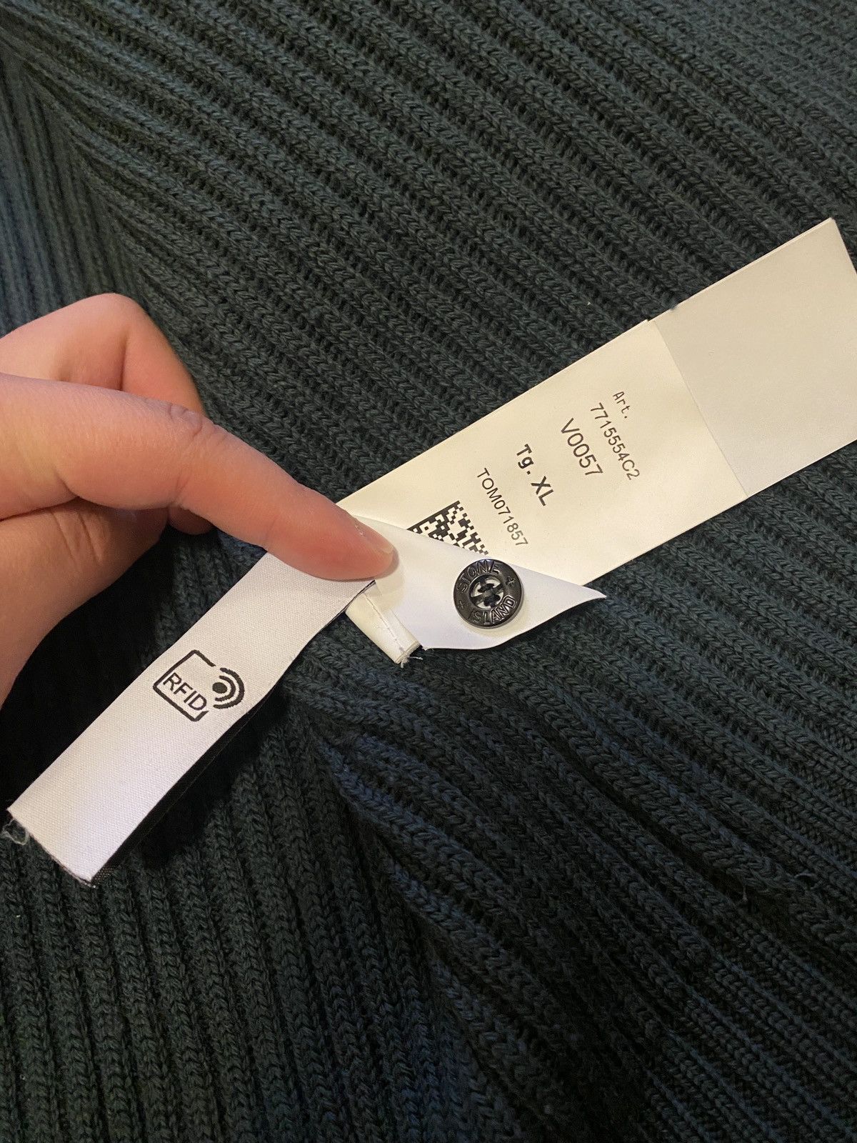 Stone Island Stone Island Knitwear Size US XL / EU 56 / 4 - 5 Thumbnail