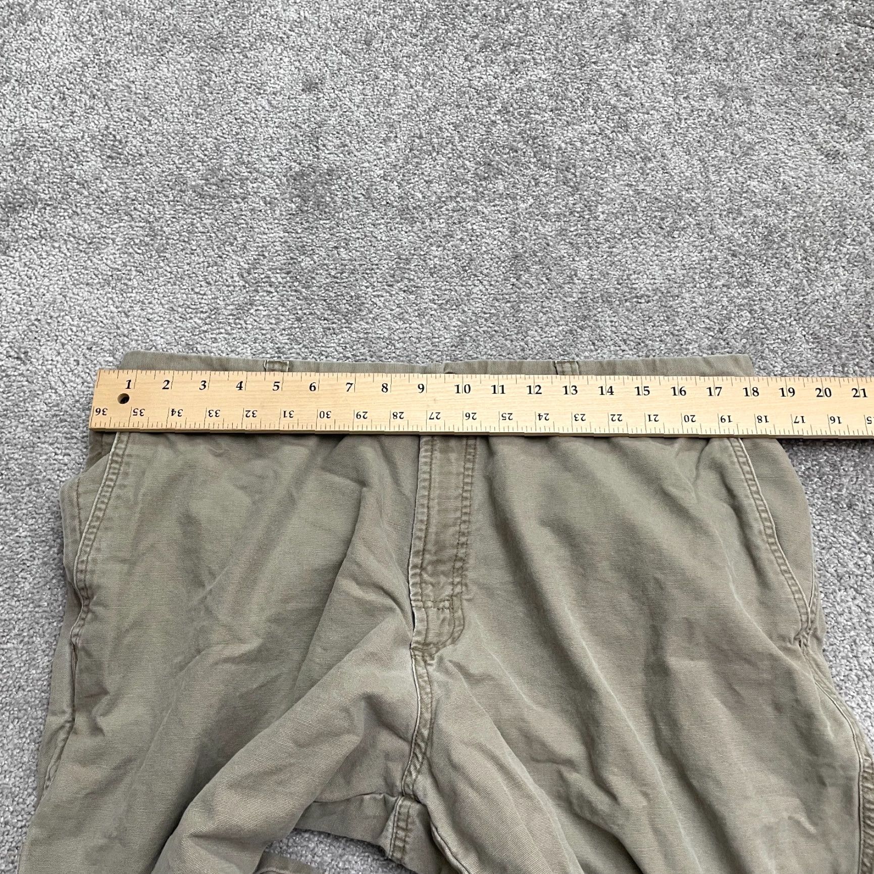 Vintage Columbia Pants Mens 36x32 Carpenter Brown Cotton Outdoor Workwear Size US 36 / EU 52 - 7 Thumbnail