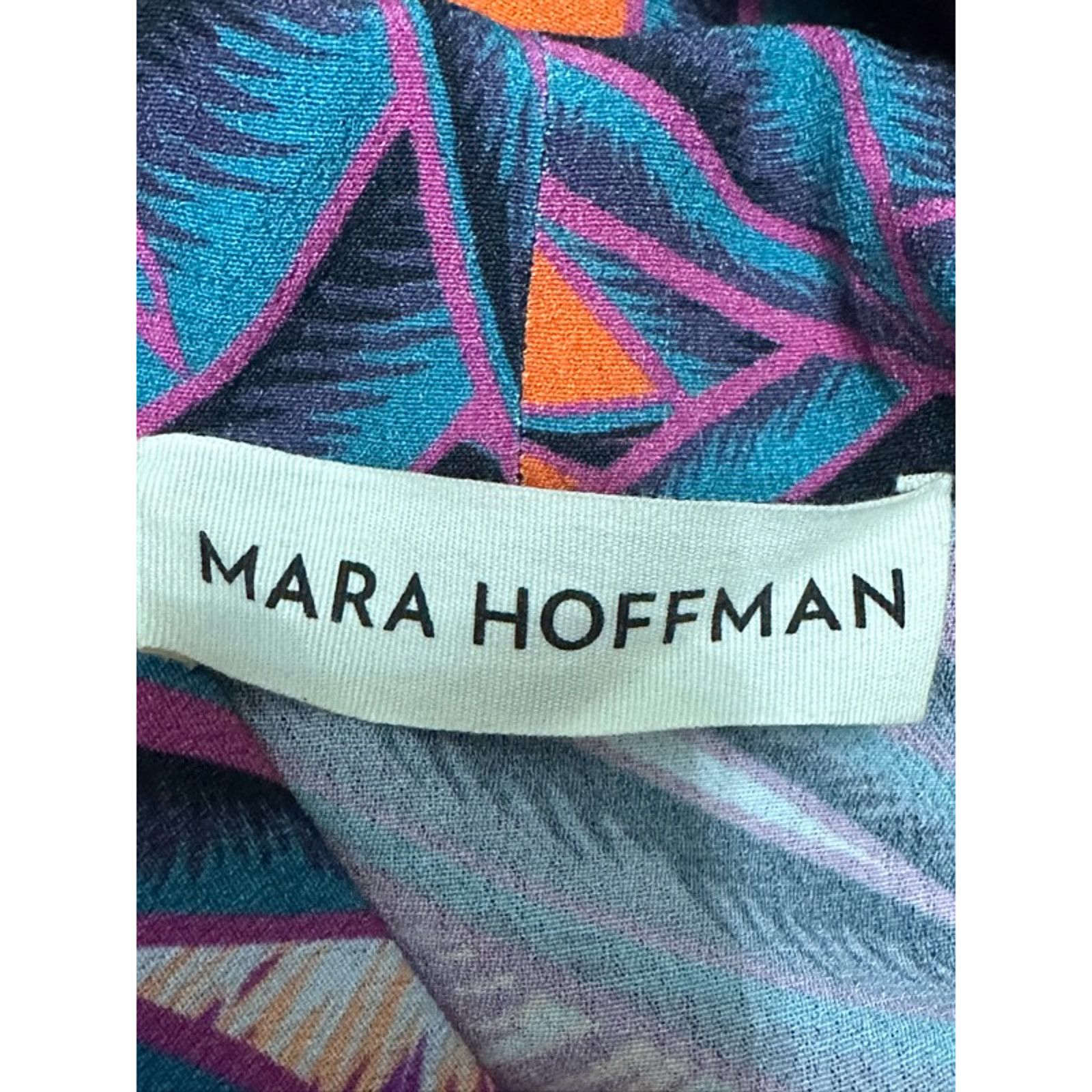 Mara Hoffman Mara Hoffman Blouse Bishop Sleeve Tie Long Sleeve Multi S Size S / US 4 / IT 40 - 8 Thumbnail