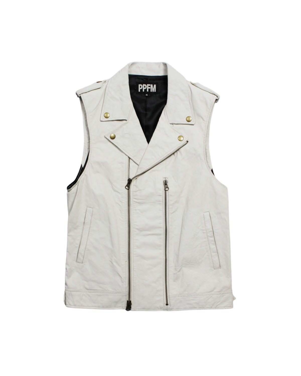 PPFM 2006 PPFM LEATHER BIKER VEST Size US M / EU 48-50 / 2 - 1 Thumbnail