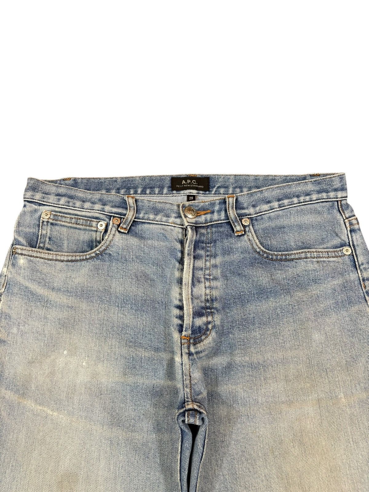 A.P.C. Vintage APC Petit New Standard Mud Wash Jeans Size US 32 / EU 48 - 4 Thumbnail