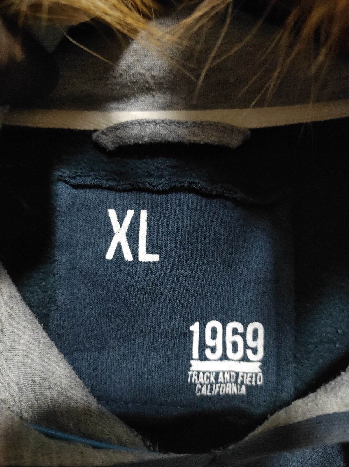 Japanese Brand Track and Field California UK flag fur hoodie sun fuded Size US L / EU 52-54 / 3 - 8 Thumbnail
