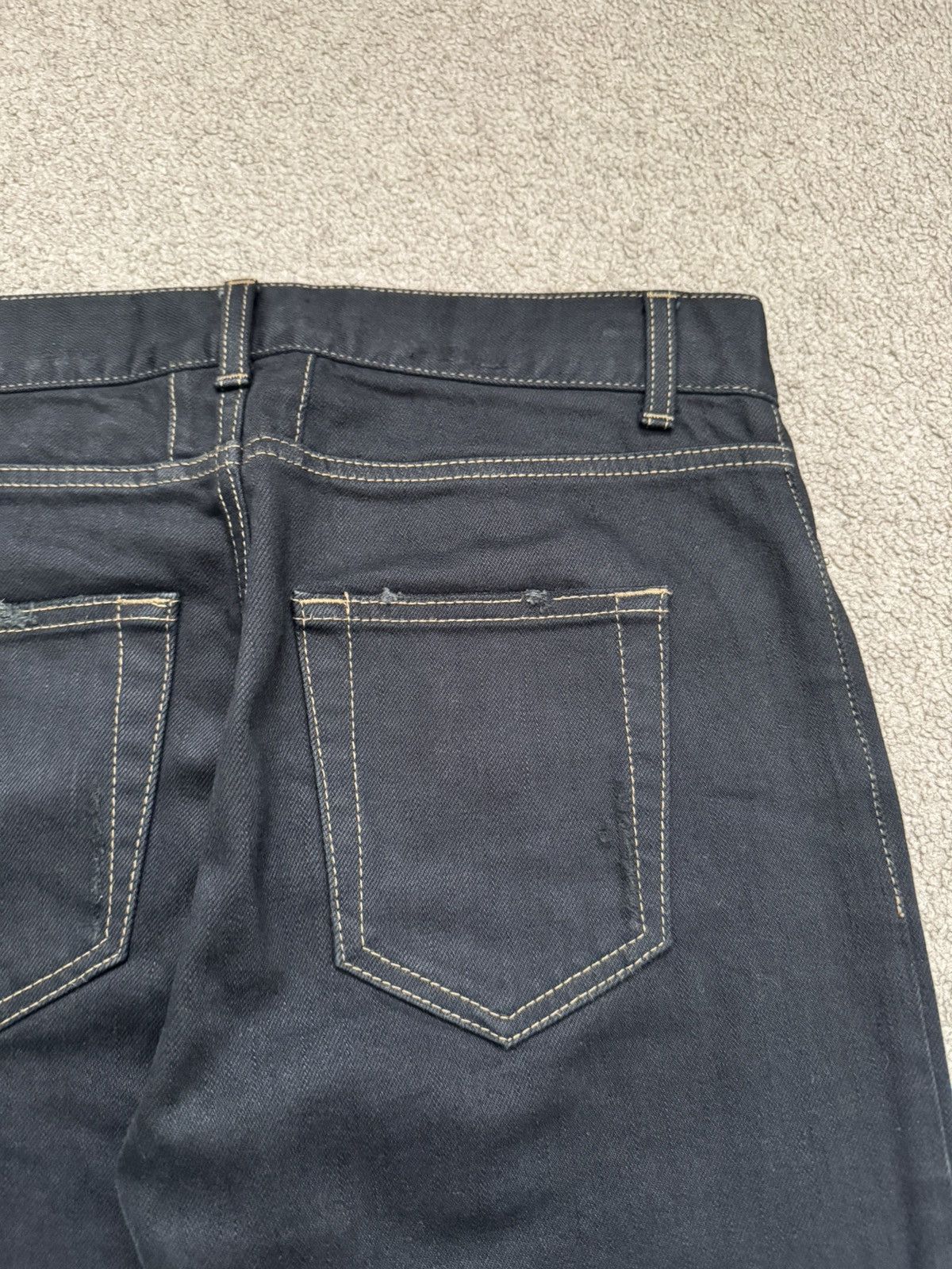 Saint Laurent Paris SS16 Saint Laurent Hedi Slimane Distressed Crash Denim Jeans Size US 28 / EU 44 - 11 Thumbnail