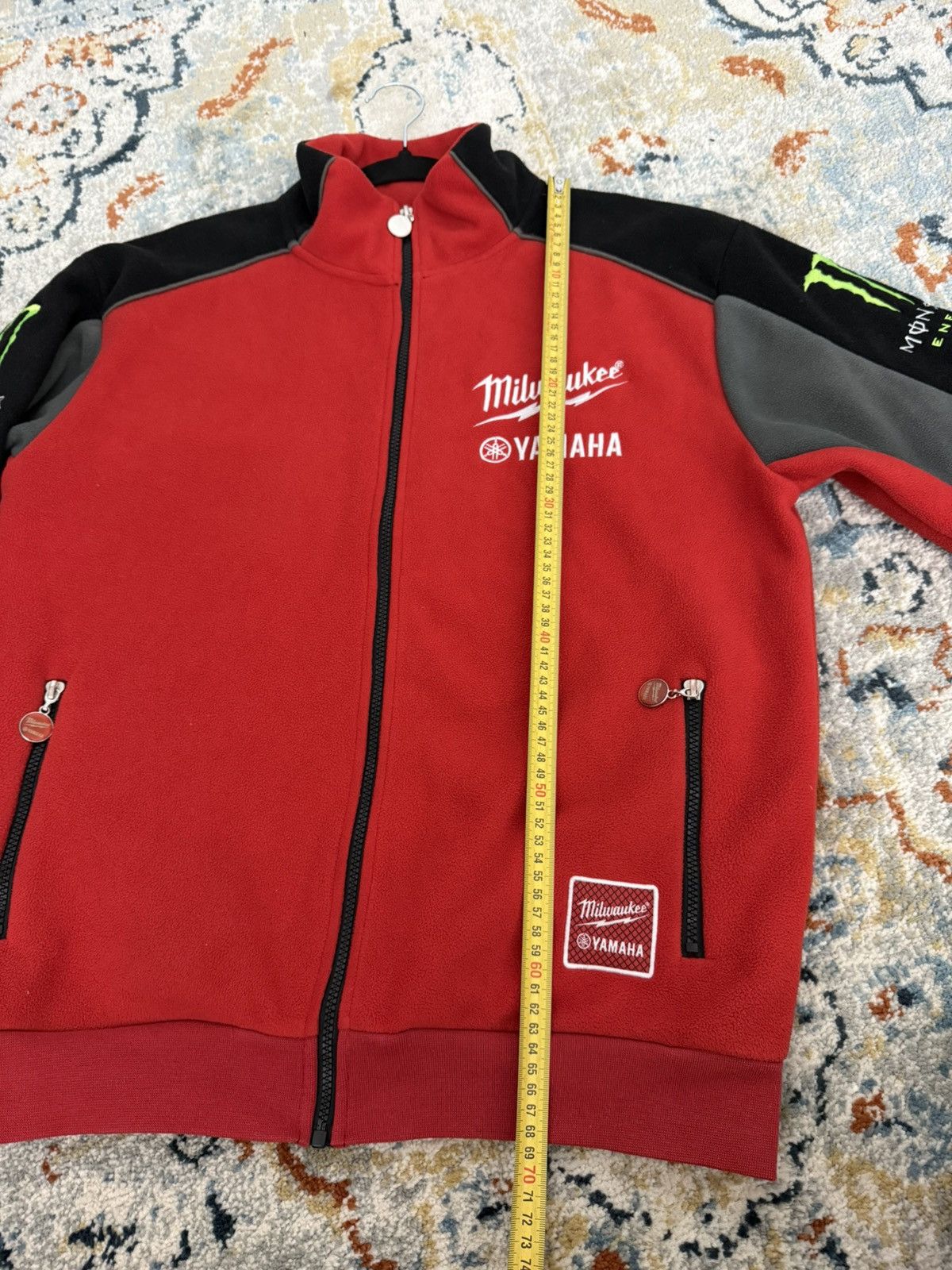 Yamaha Milwaukee Yamaha Monster Zip Racing Fleece Jacket Motocross Size US M / EU 48-50 / 2 - 15 Thumbnail