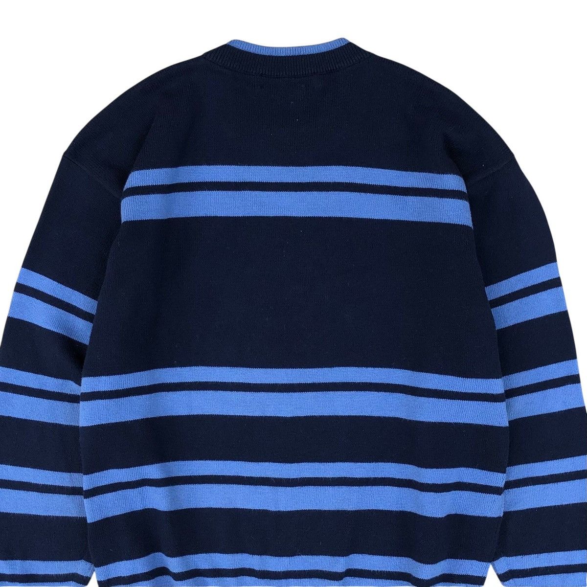 Burberry Burberrys Sailboat Embroidery Logo Striped Knitwear Sweater Size US L / EU 52-54 / 3 - 6 Thumbnail
