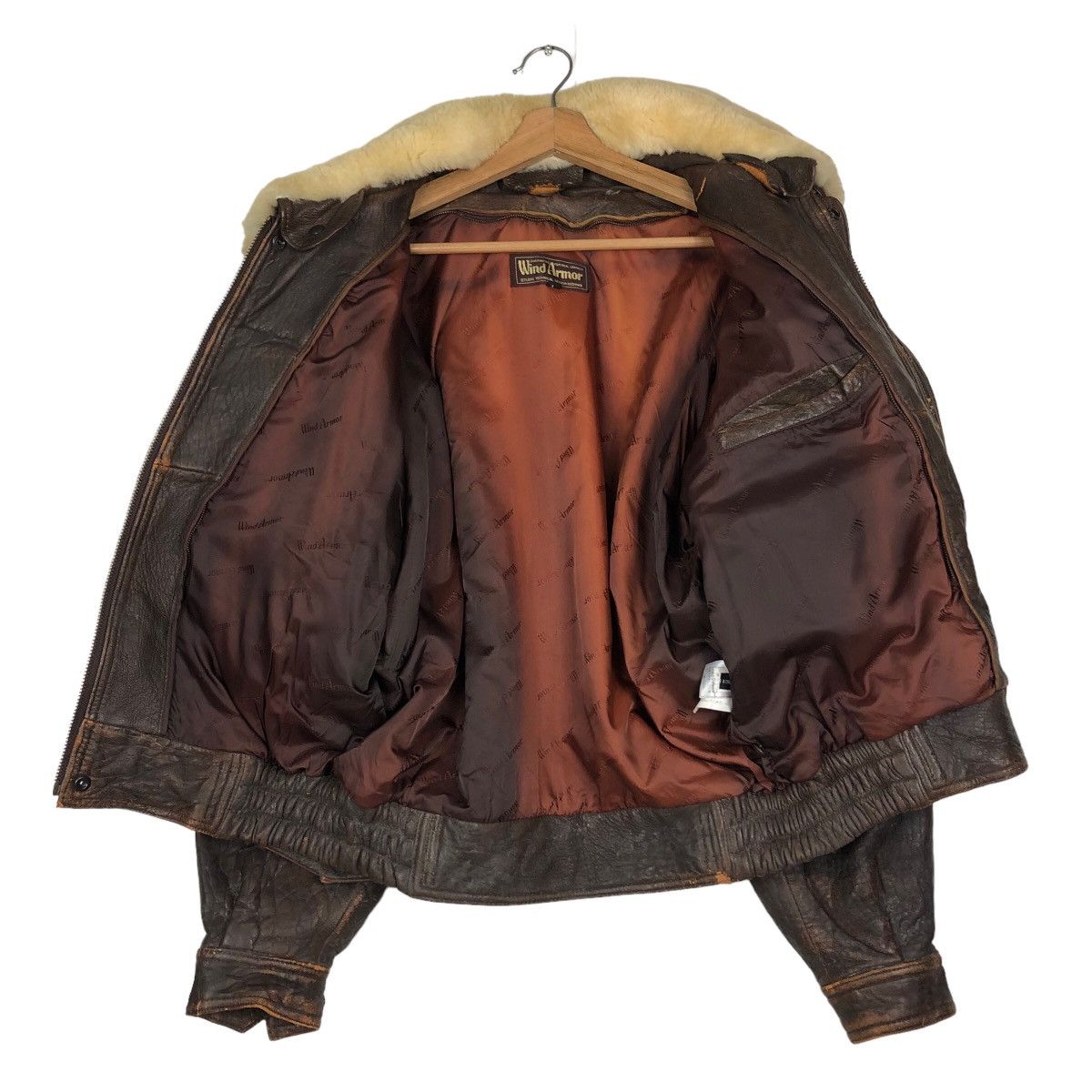 Japanese Brand 🔥Vtg Leather Jacket Wind Armor Mink Fur Collar Issey Miyake Size US L / EU 52-54 / 3 - 13 Thumbnail