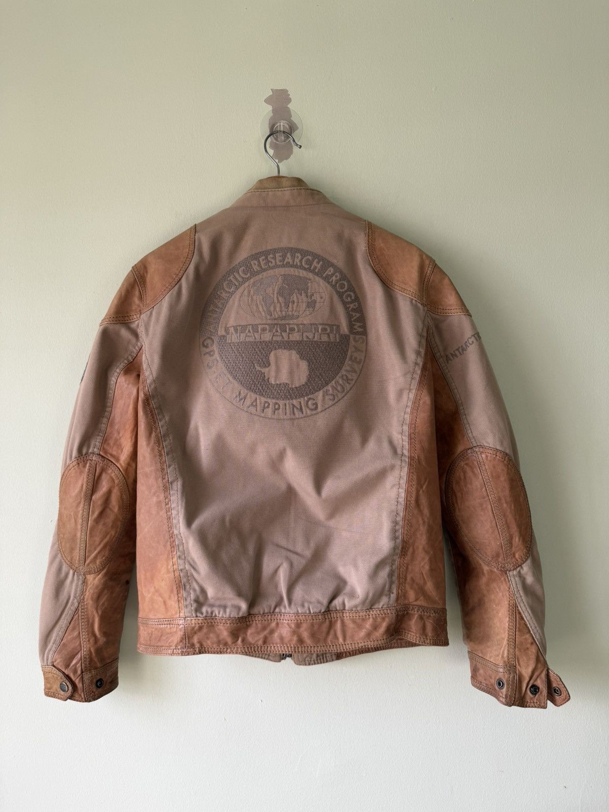 Napapijri Napapijri Antartic Leather Jacket Size US M / EU 48-50 / 2 - 2 Thumbnail