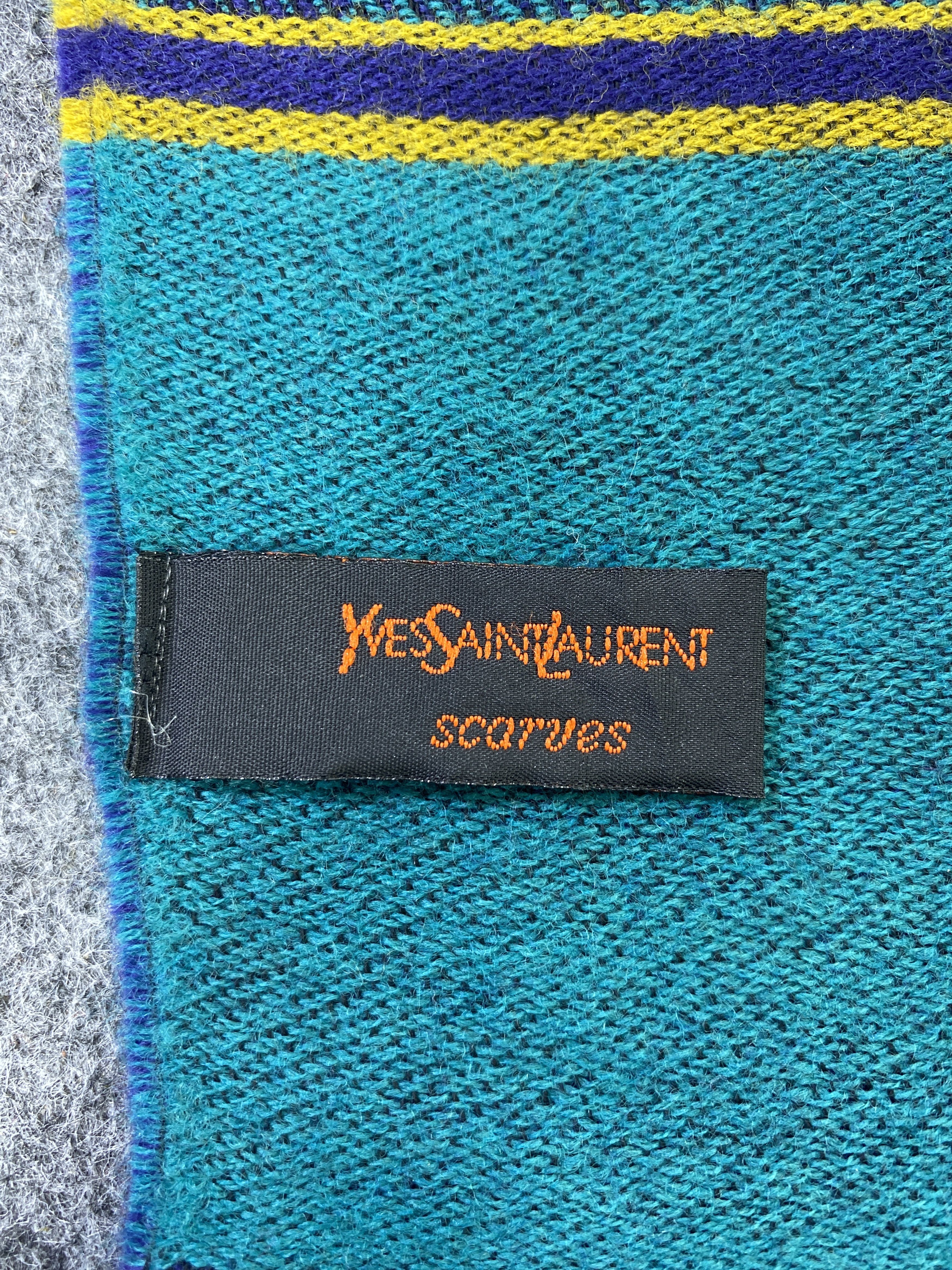 Yves Saint Laurent Yves Saint Laurent Scarf/Muffler/neckwear -T727 Size ONE SIZE - 6 Thumbnail