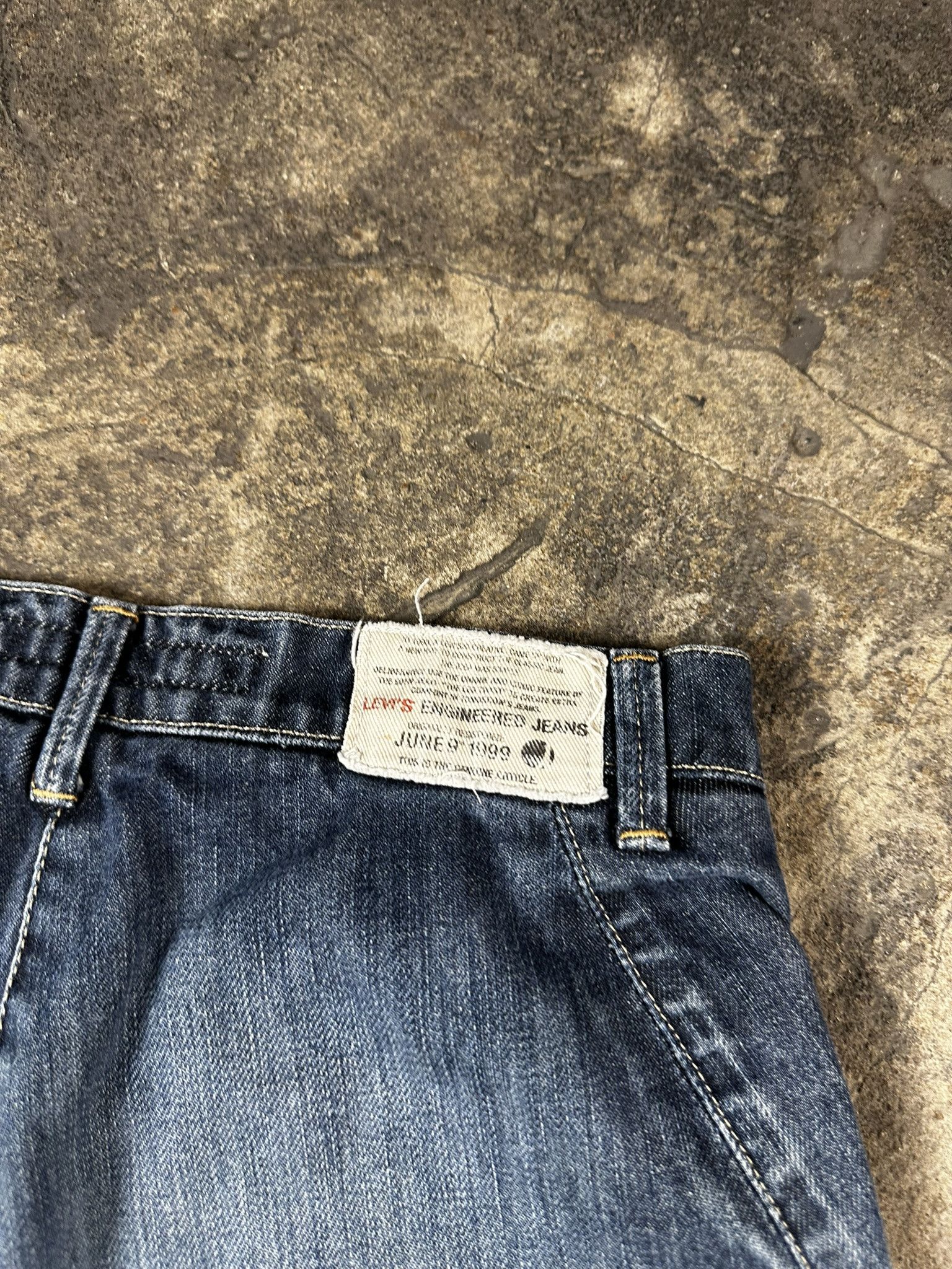 Engineered Garments × Levi's Vintage Y2k Levi's Engineered Distressed Jeans Shorts Size US 26 / EU 42 - 9 Thumbnail