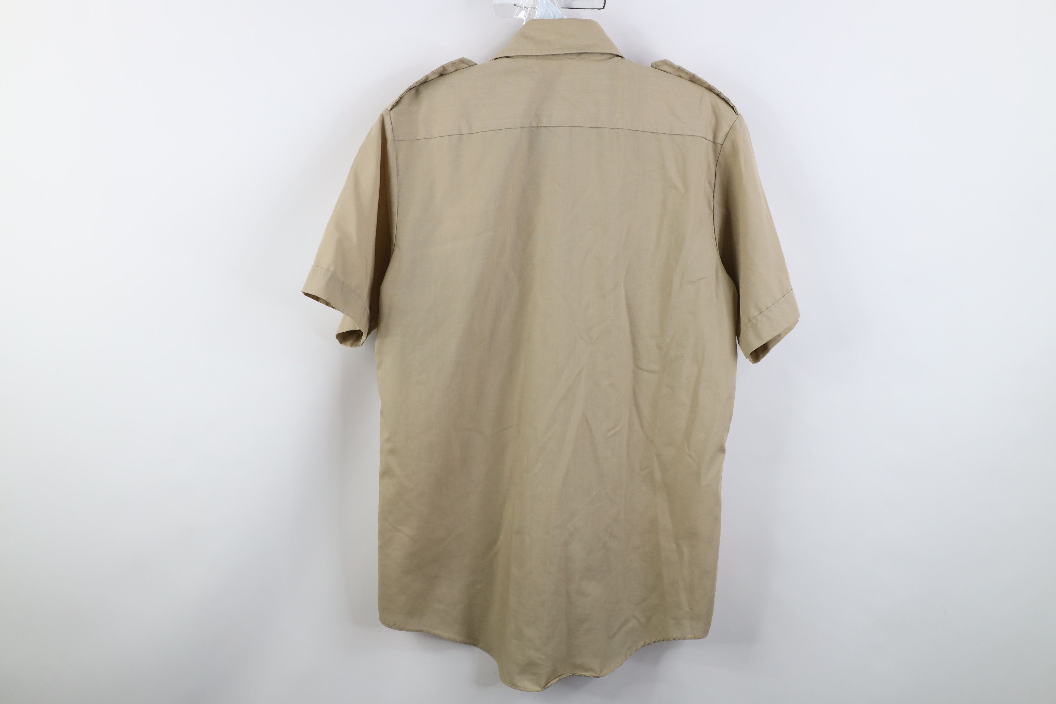 Vintage Vintage 70s Streetwear Safari Bush Military Button Shirt Size US S / EU 44-46 / 1 - 11 Thumbnail
