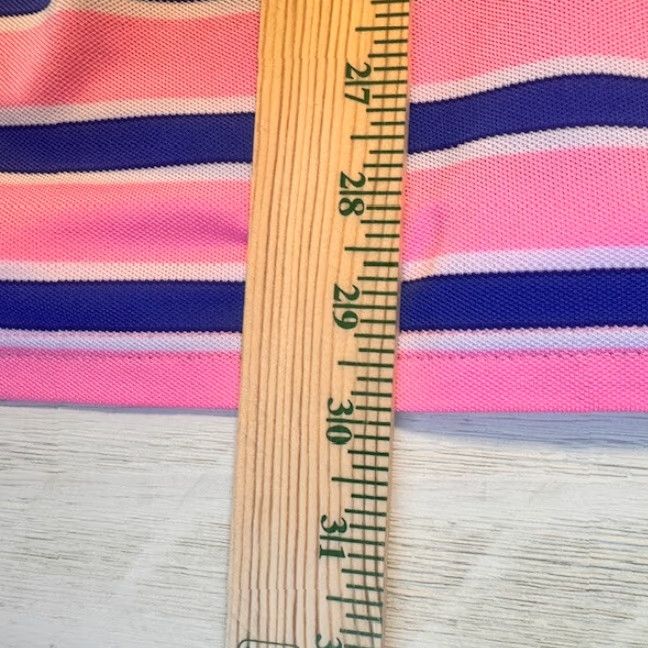 Ralph Lauren VINTAGE RLX Ralph Lauren Polo Shirt Mens XL Pink Blue Striped Golf Preppy Shirt Mens XL Pink Blue Striped Polo Golf Preppy Size US XL / EU 56 / 4 - 4 Thumbnail