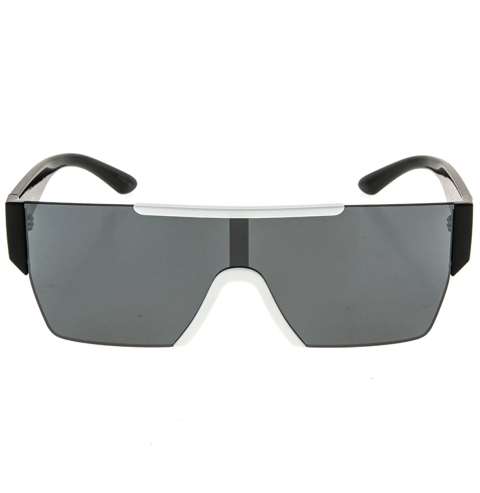 Burberry BURBERRY 4291 BE4291 Black White Rectangular Logo Mask Size ONE SIZE - 10 Thumbnail