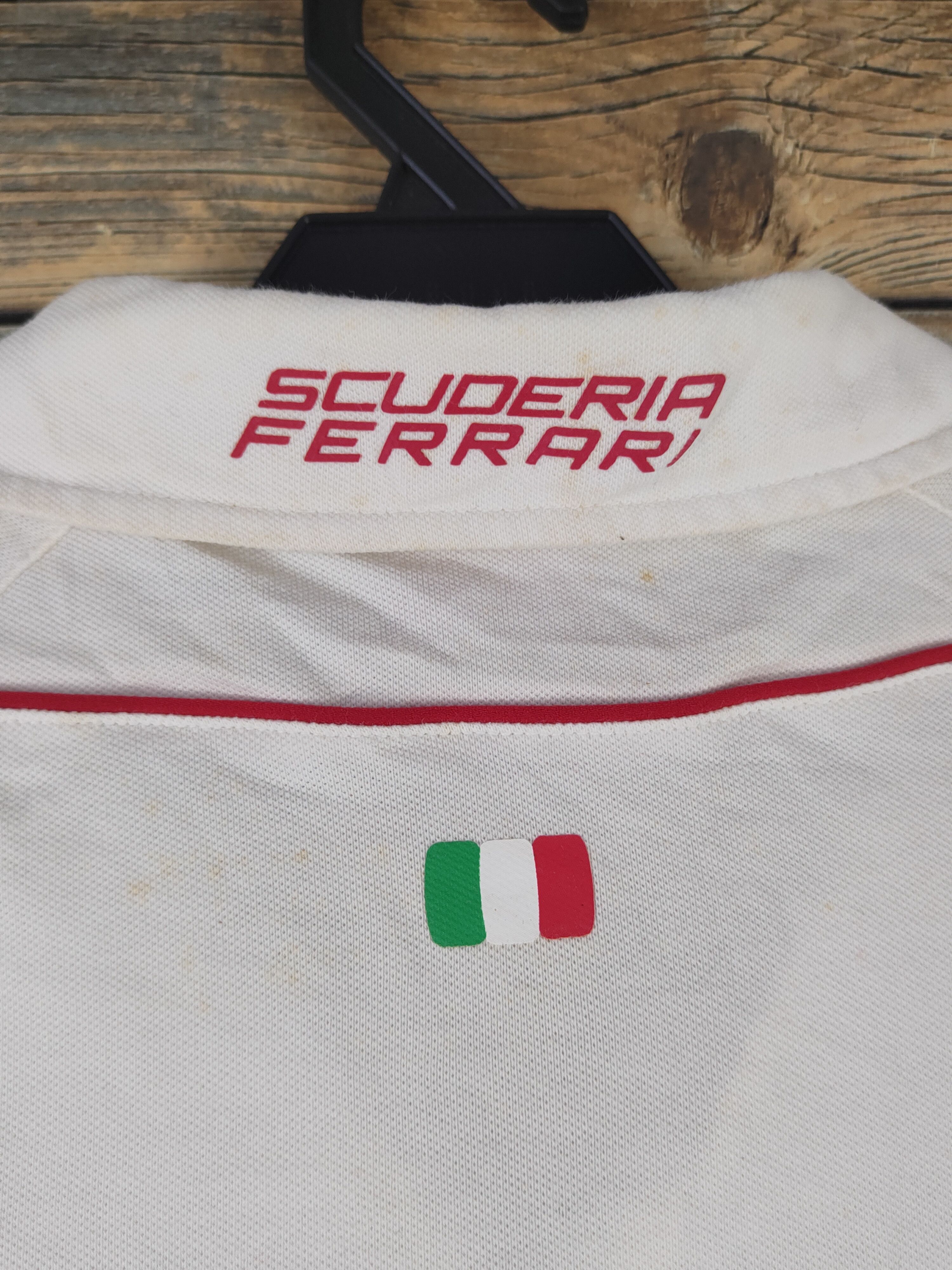Ferrari DL Puma White Ferrari Polo Shirts #1734 Size US XL / EU 56 / 4 - 10 Thumbnail