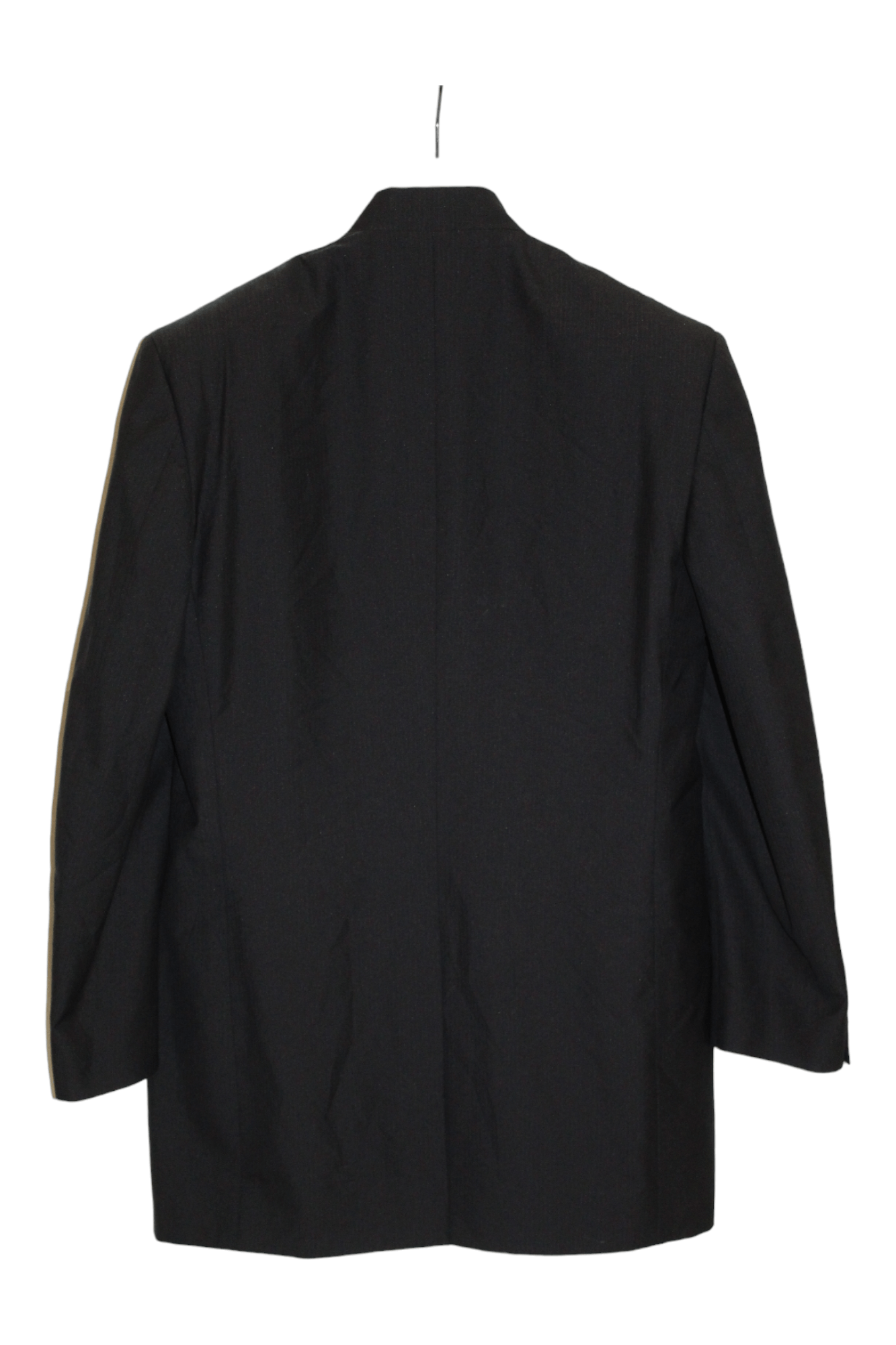 Carlo Pignatelli VTG Carlo Pignatelli CLASSICO Solid Black Virgin Wool Blazer Size 52L - 2 Thumbnail