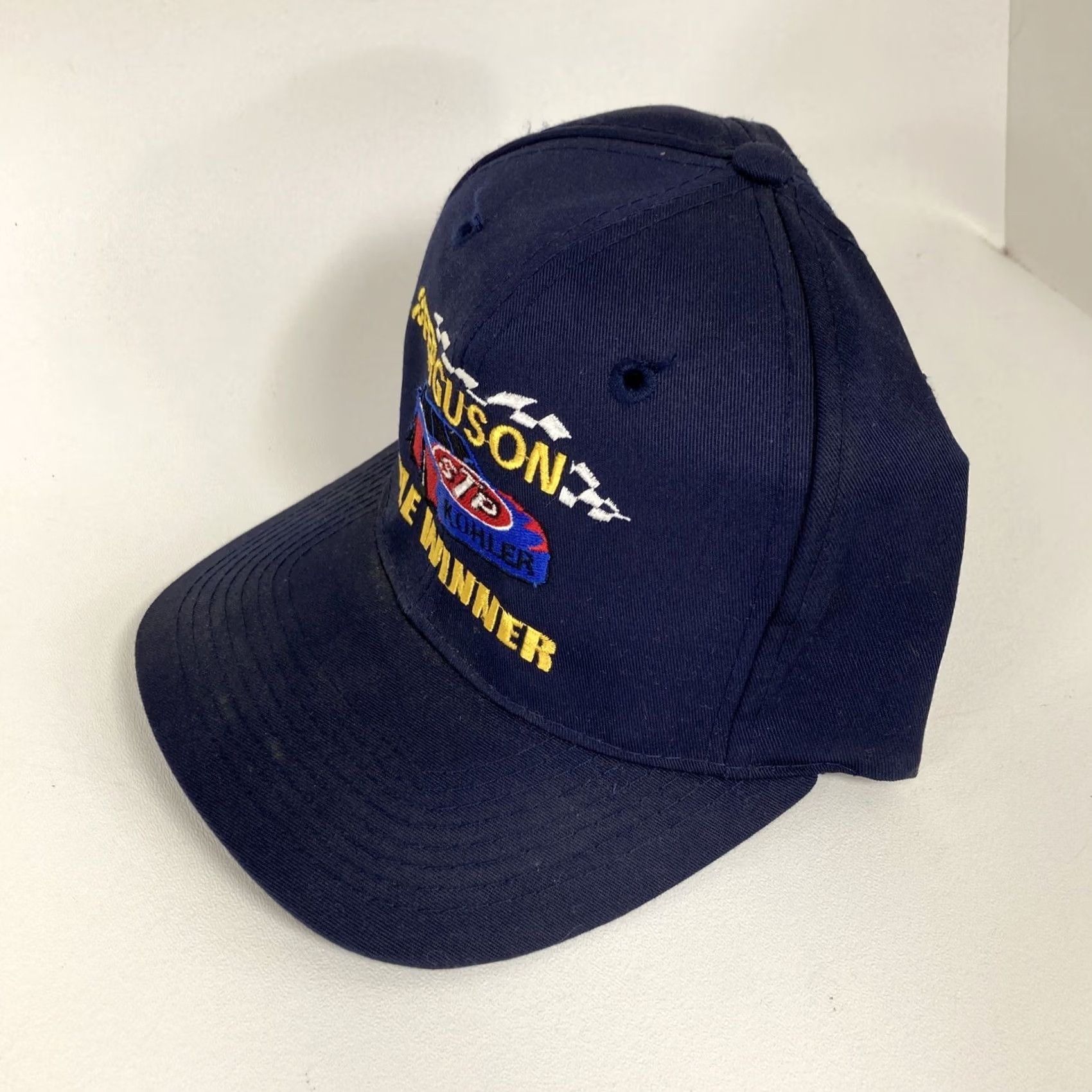 Vintage VINTAGE Kohler STP Ferguson Pole Winner Racing Snapback Men Adjustable Blue Snapback Size ONE SIZE - 3 Thumbnail