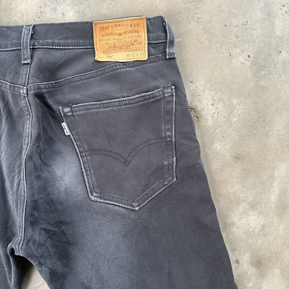 Japanese Brand Vintage 🔥 Levi’s 505 Big E Faded Distressed Trousers Pants Size US 32 / EU 48 - 10 Thumbnail