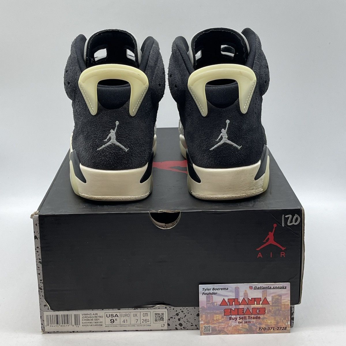 Jordan Brand Wmns Air Jordan 6 tech chrome Size US 9.5 / EU 42-43 - 3 Thumbnail