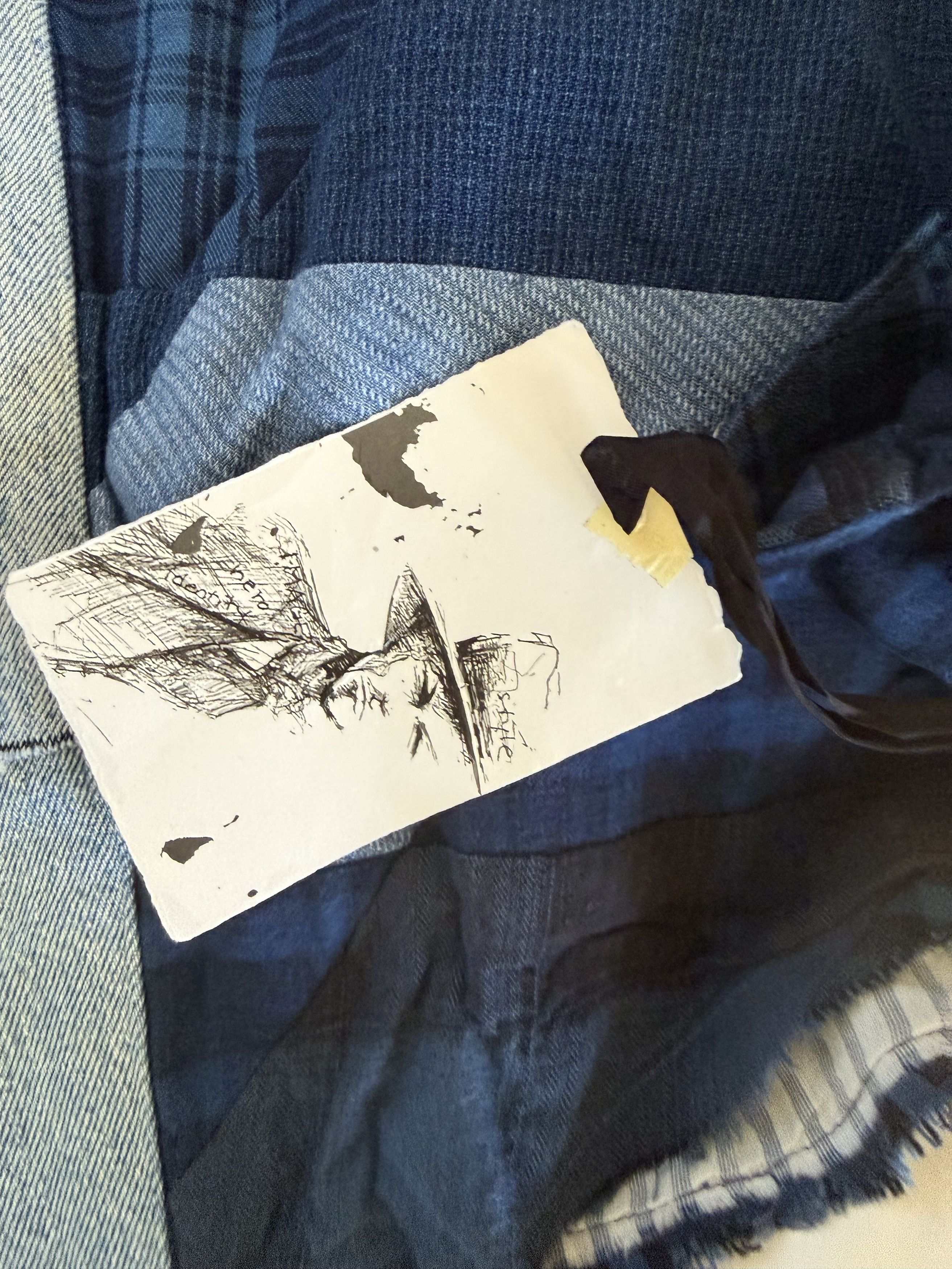 Greg Lauren Patchwork upcycled denim jacket Overshirt Distressed size 1 Size US S / EU 44-46 / 1 - 8 Thumbnail