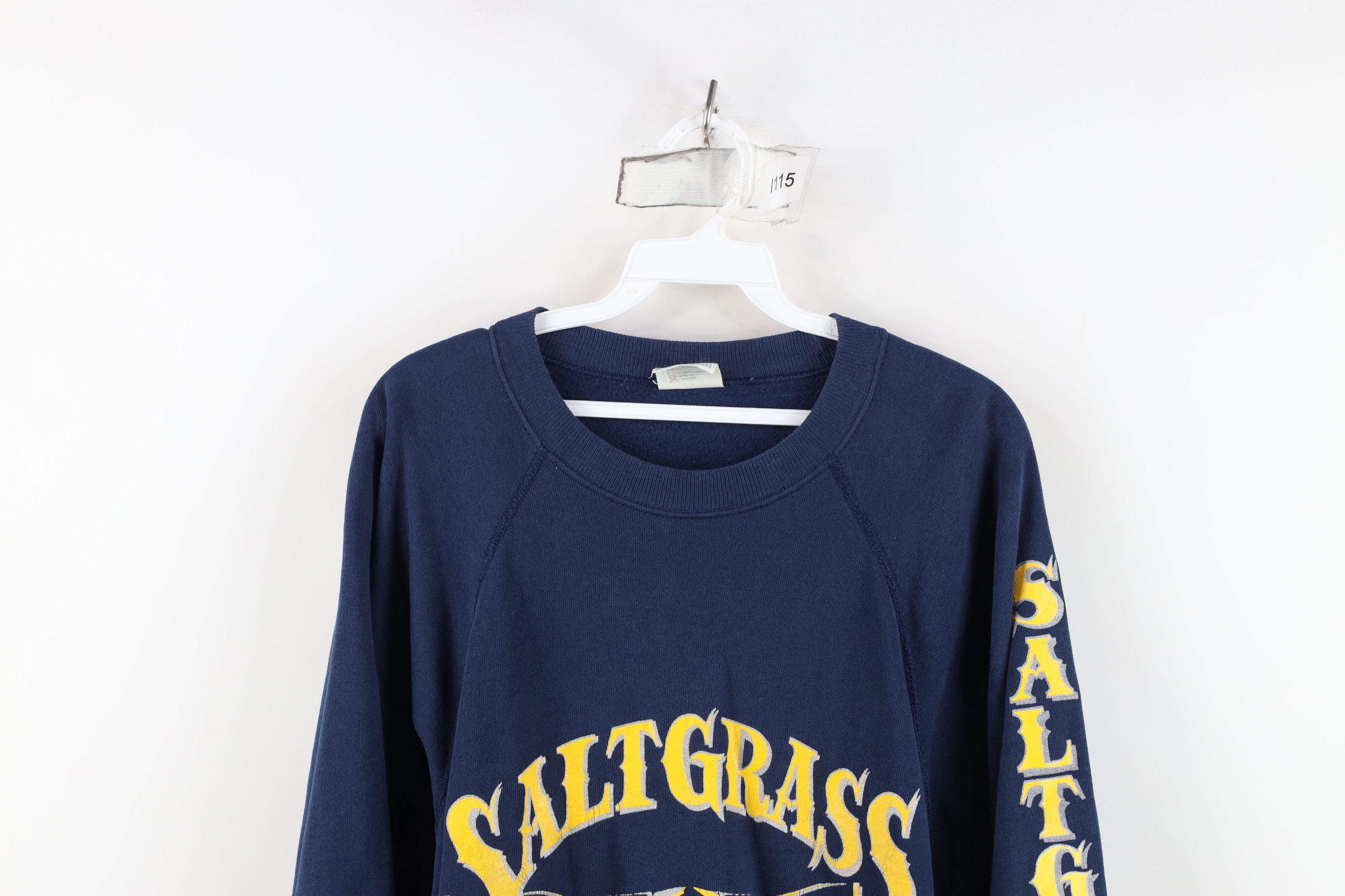 Vintage Vintage 80s 90s Saltgrass Steak House Houston Sweatshirt USA Size US XL / EU 56 / 4 - 2 Thumbnail